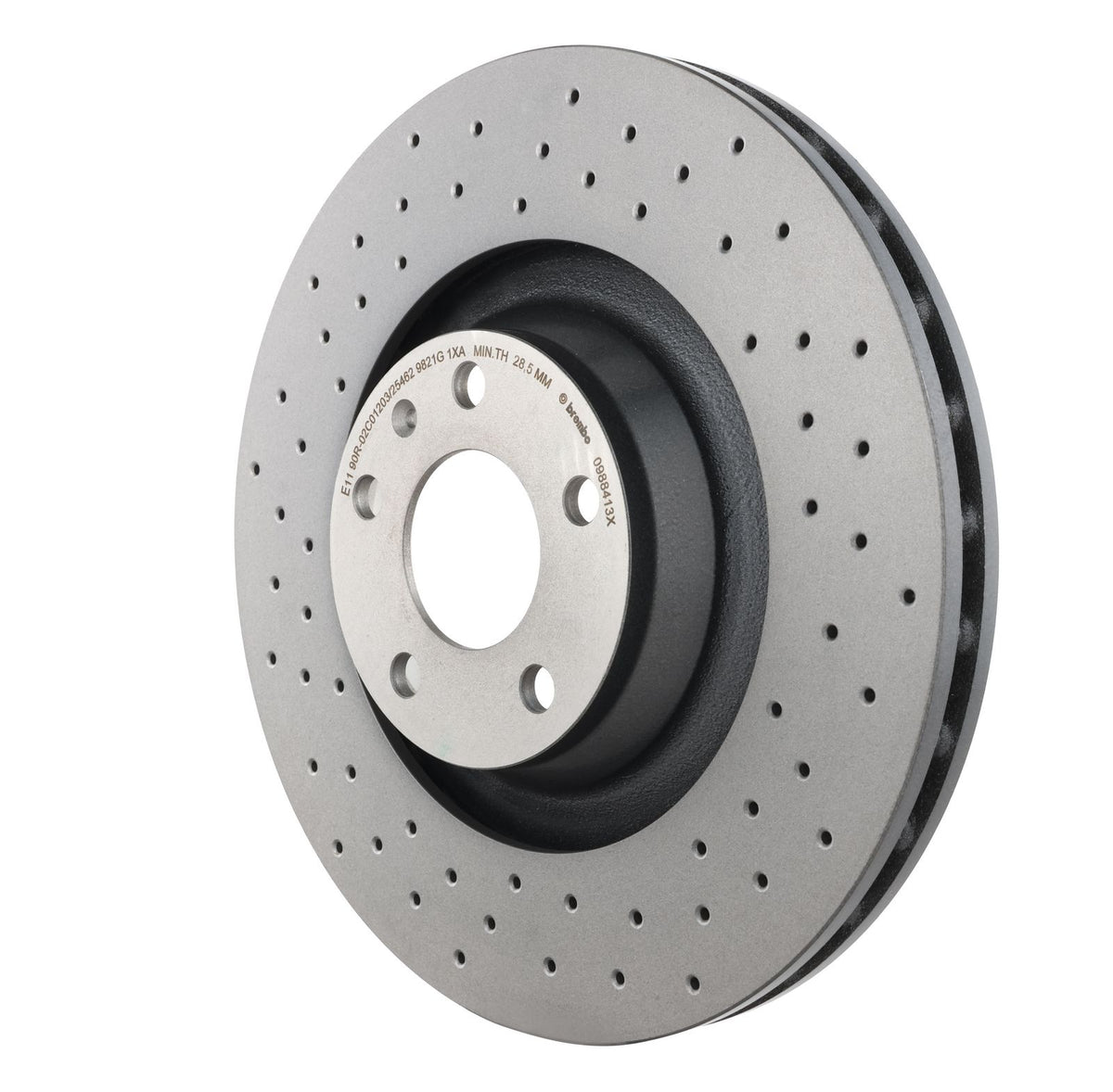 XTRA Drilled Front Disc Brake Rotor - 09.8841.3X_10