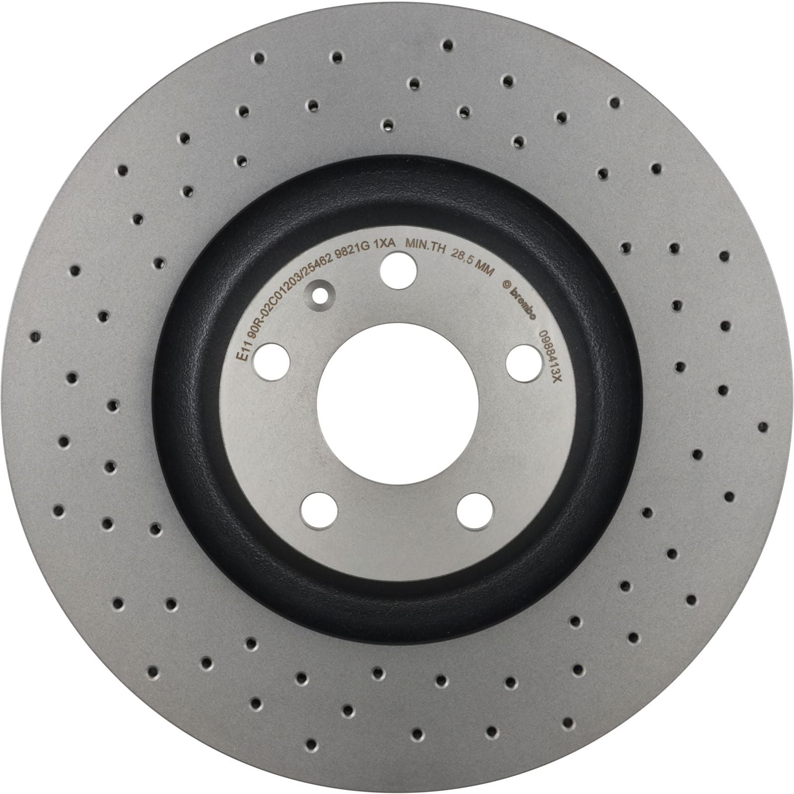XTRA Drilled Front Disc Brake Rotor - 09.8841.3X_05