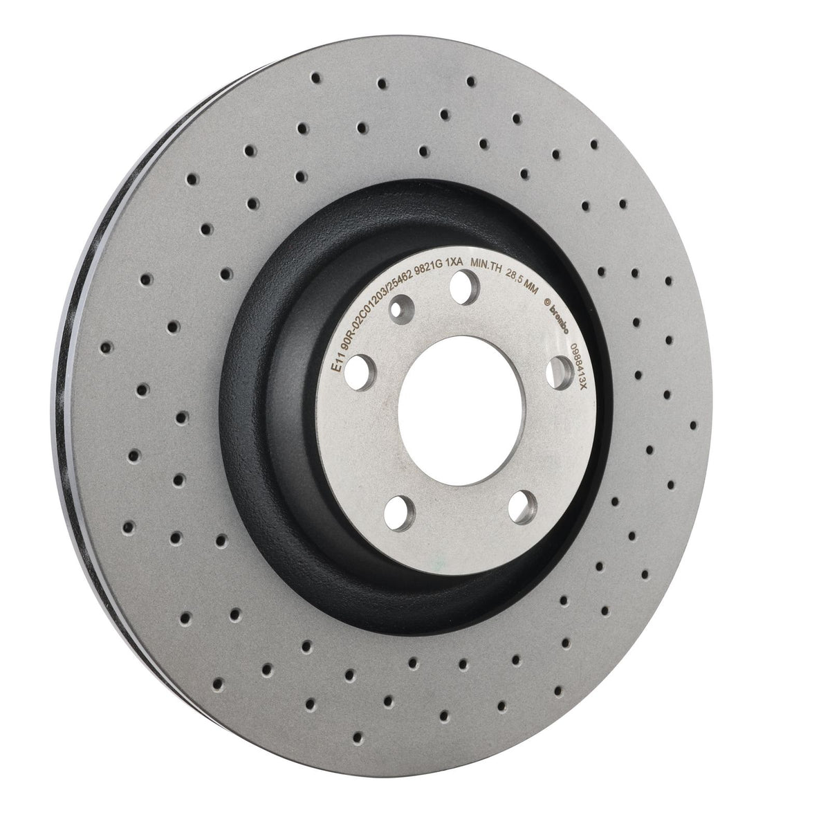 XTRA Drilled Front Disc Brake Rotor - 09.8841.3X_29