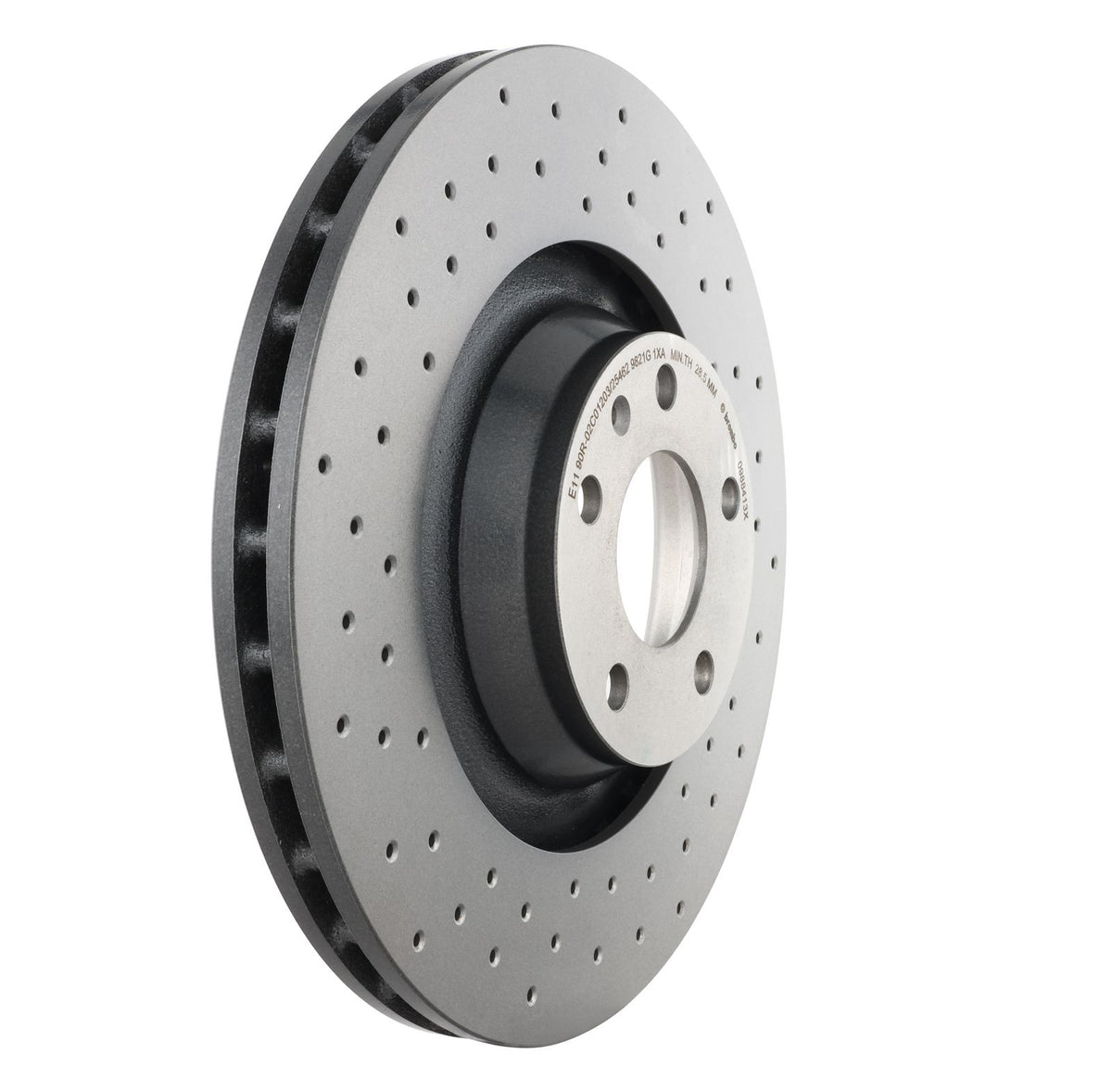 XTRA Drilled Front Disc Brake Rotor - 09.8841.3X_27