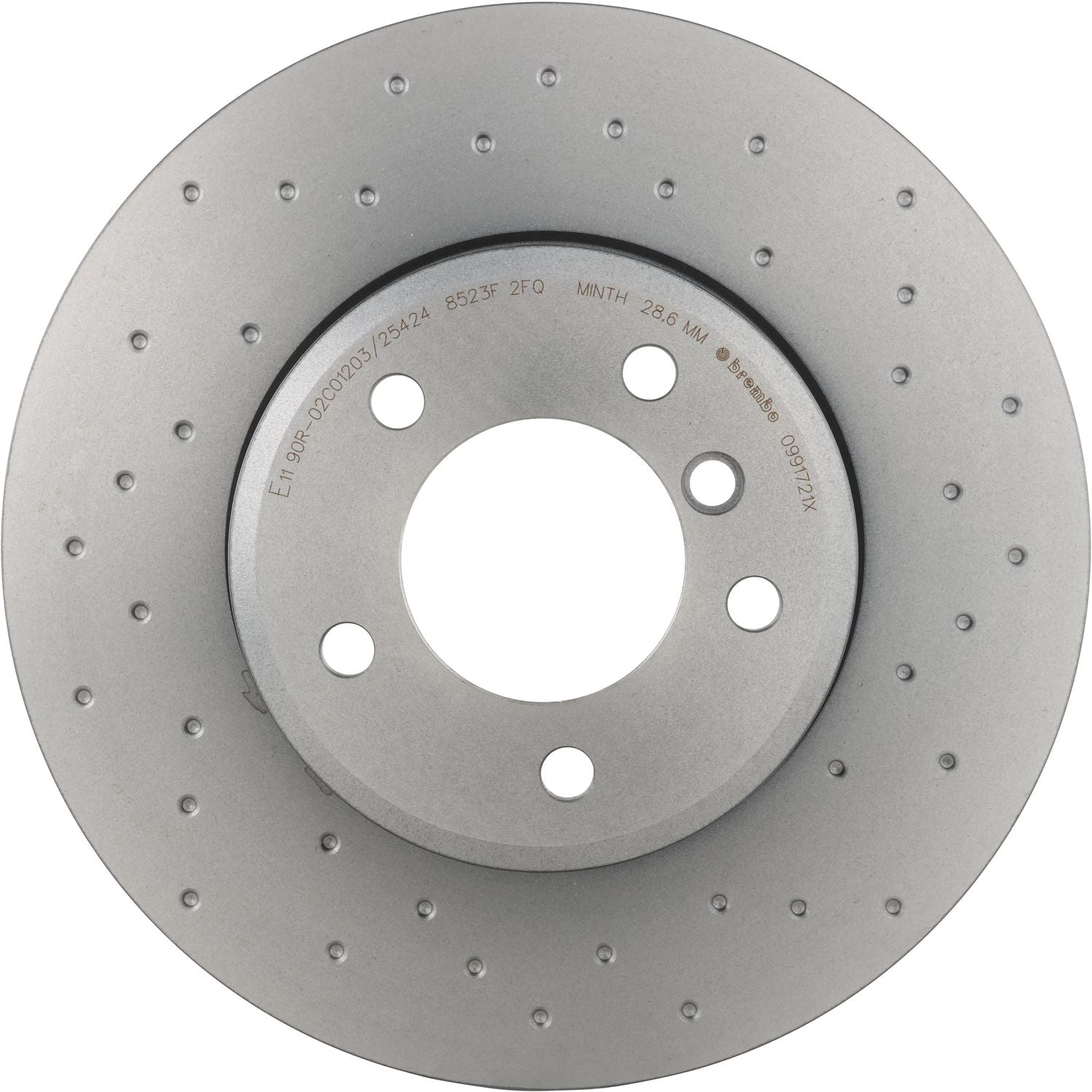 XTRA Drilled Front Disc Brake Rotor - 09.9172.1X_01