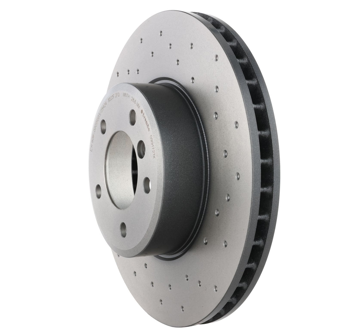 XTRA Drilled Front Disc Brake Rotor - 09.9172.1X_11