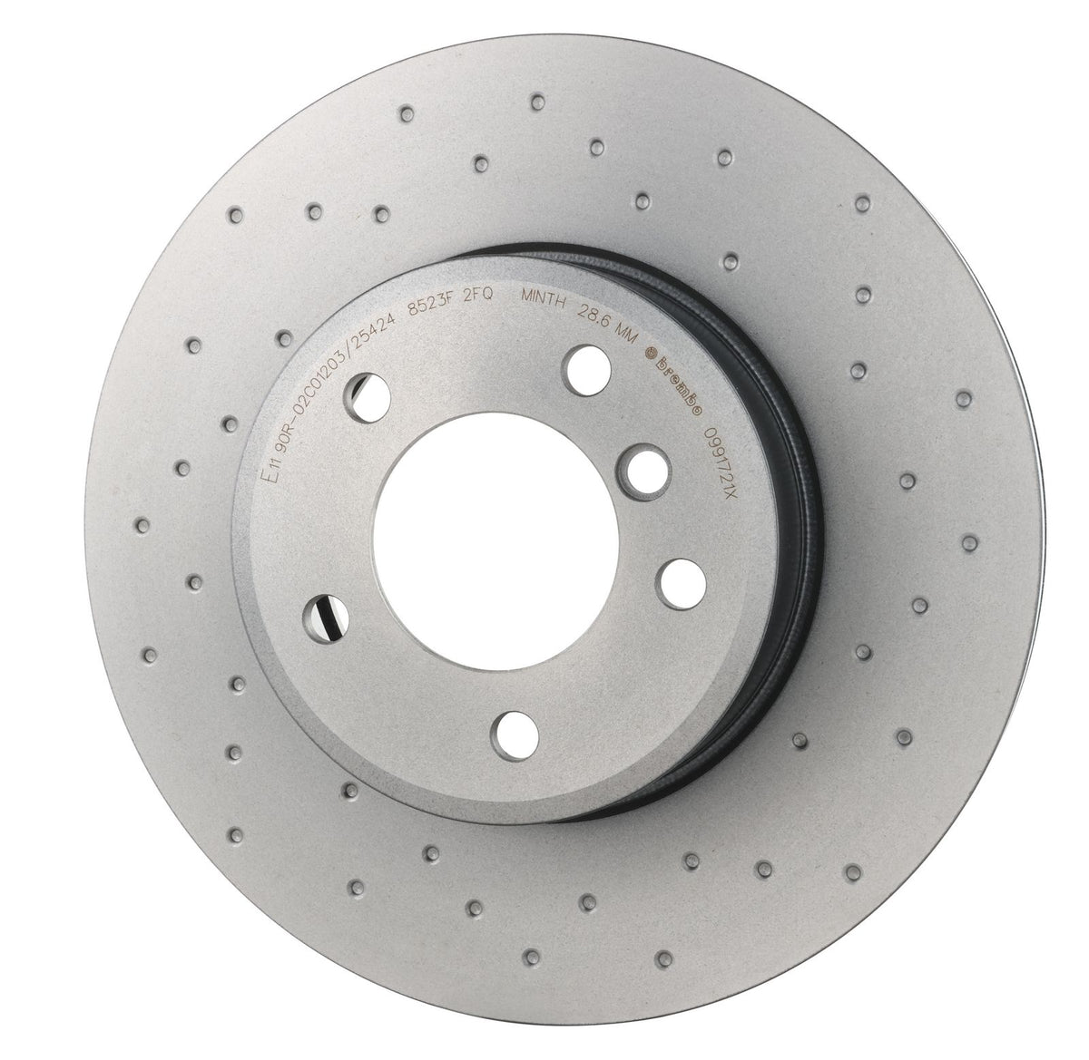 XTRA Drilled Front Disc Brake Rotor - 09.9172.1X_08