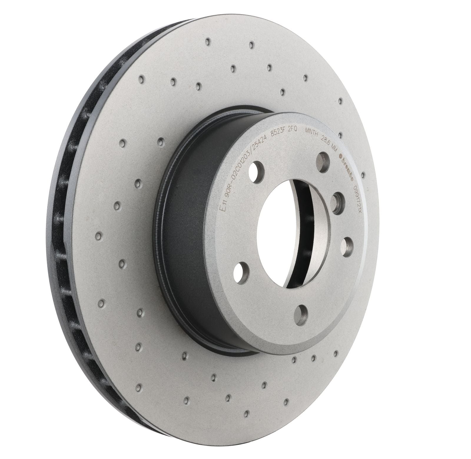XTRA Drilled Front Disc Brake Rotor - 09.9172.1X_28