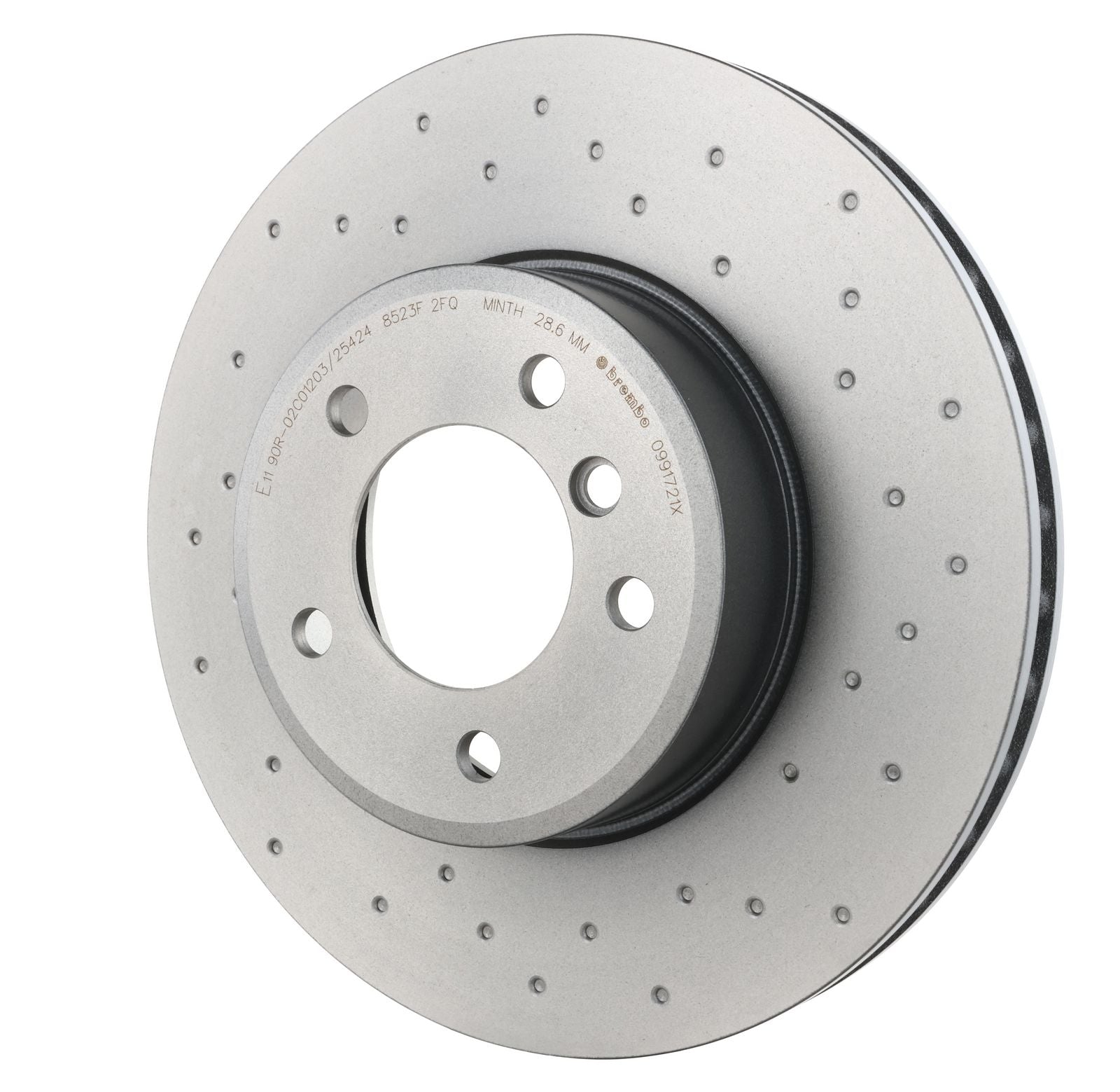 XTRA Drilled Front Disc Brake Rotor - 09.9172.1X_09