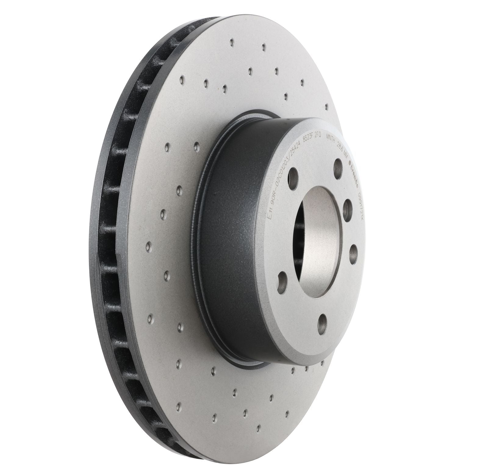 XTRA Drilled Front Disc Brake Rotor - 09.9172.1X_27