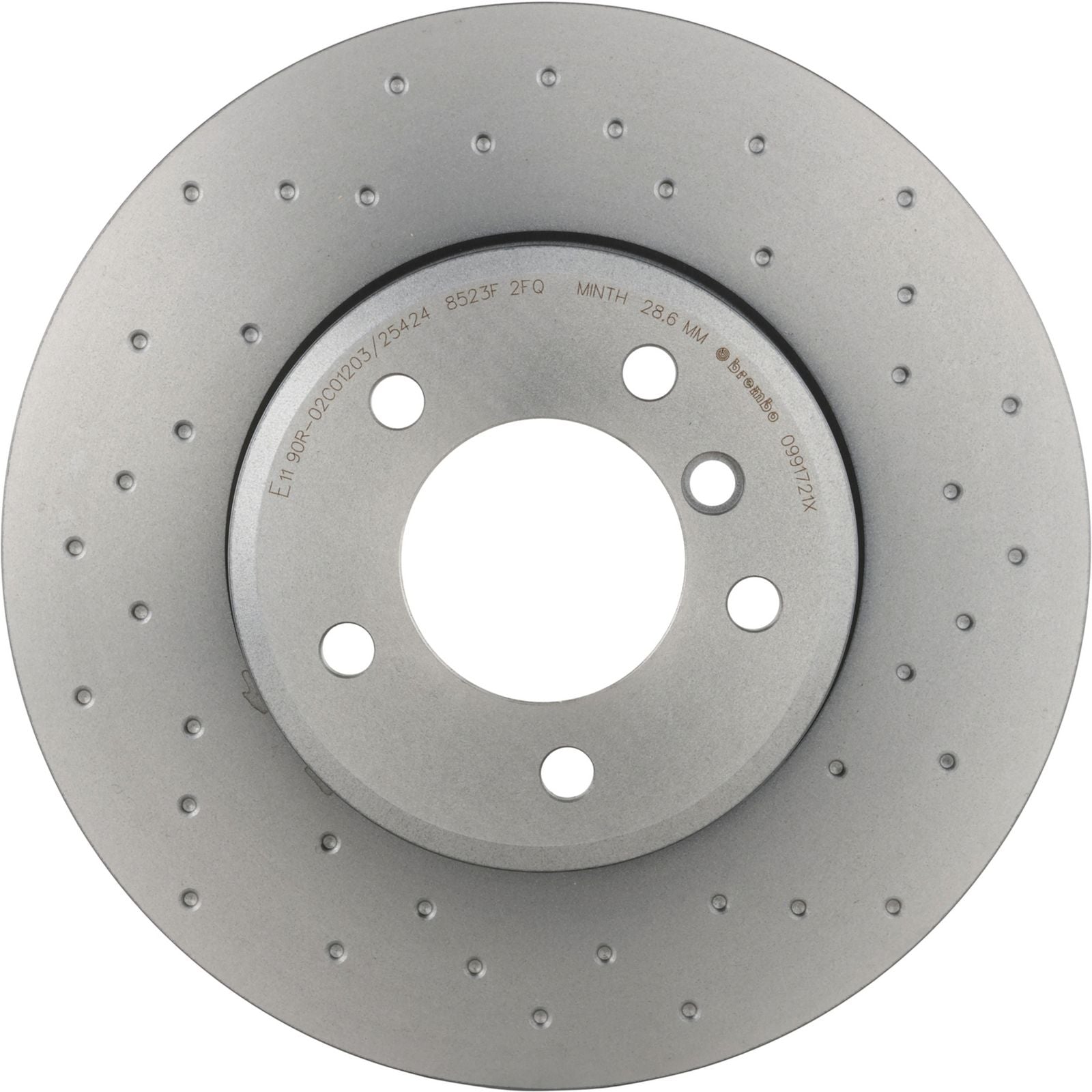 XTRA Drilled Front Disc Brake Rotor - 09.9172.1X_01