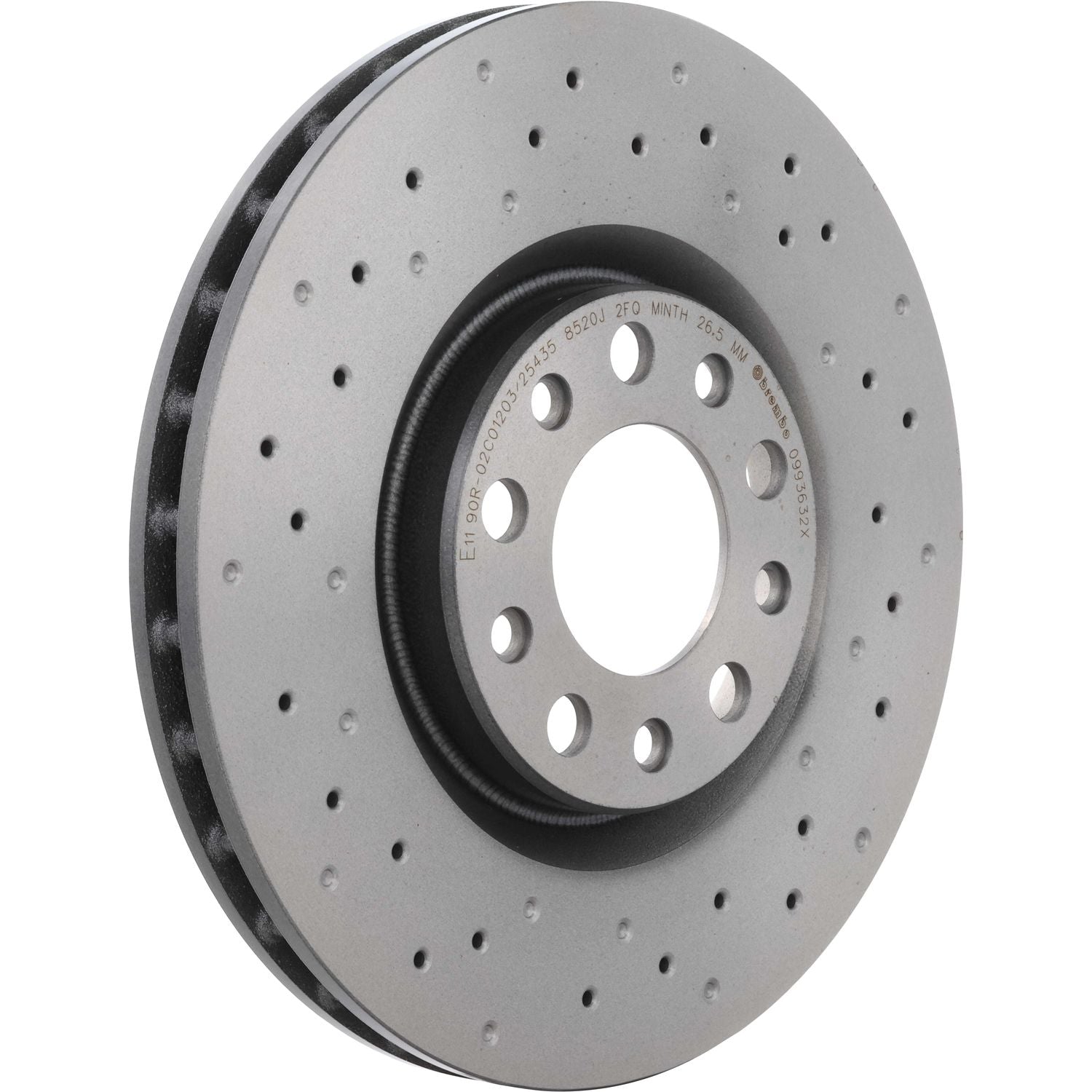 XTRA Drilled Front Disc Brake Rotor - 09.9363.2X_02