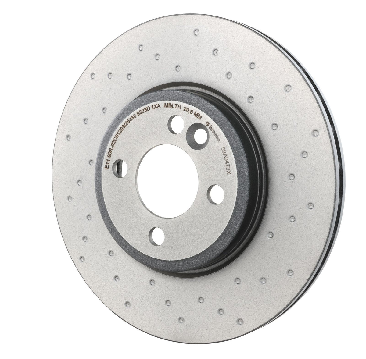 XTRA Drilled Front Disc Brake Rotor - 09.A047.3X_09