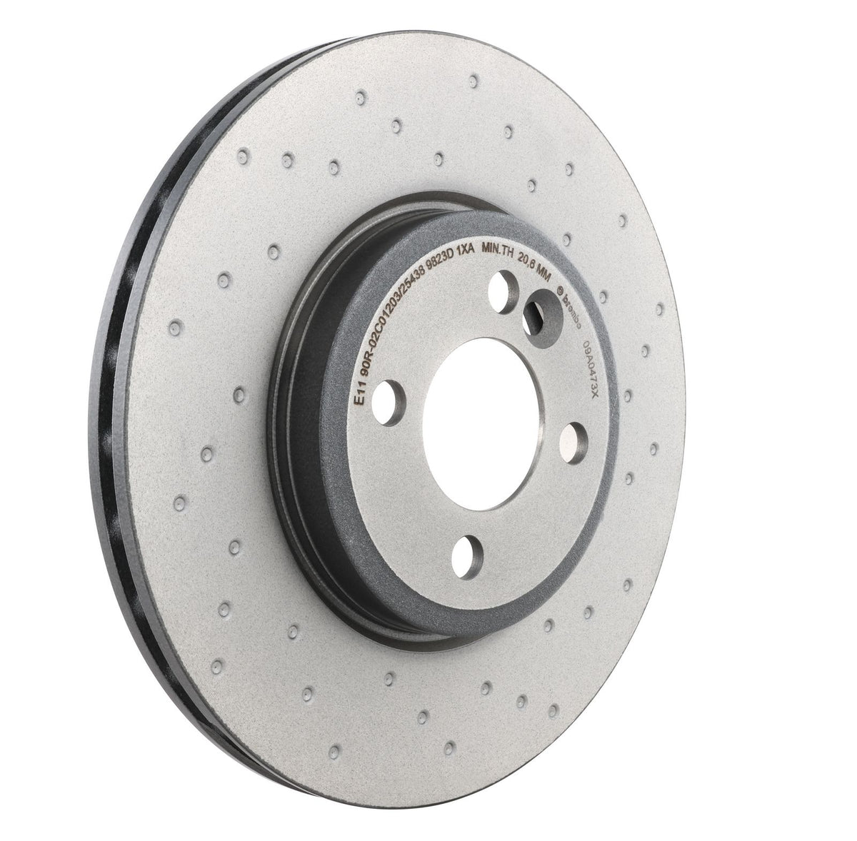 XTRA Drilled Front Disc Brake Rotor - 09.A047.3X_28