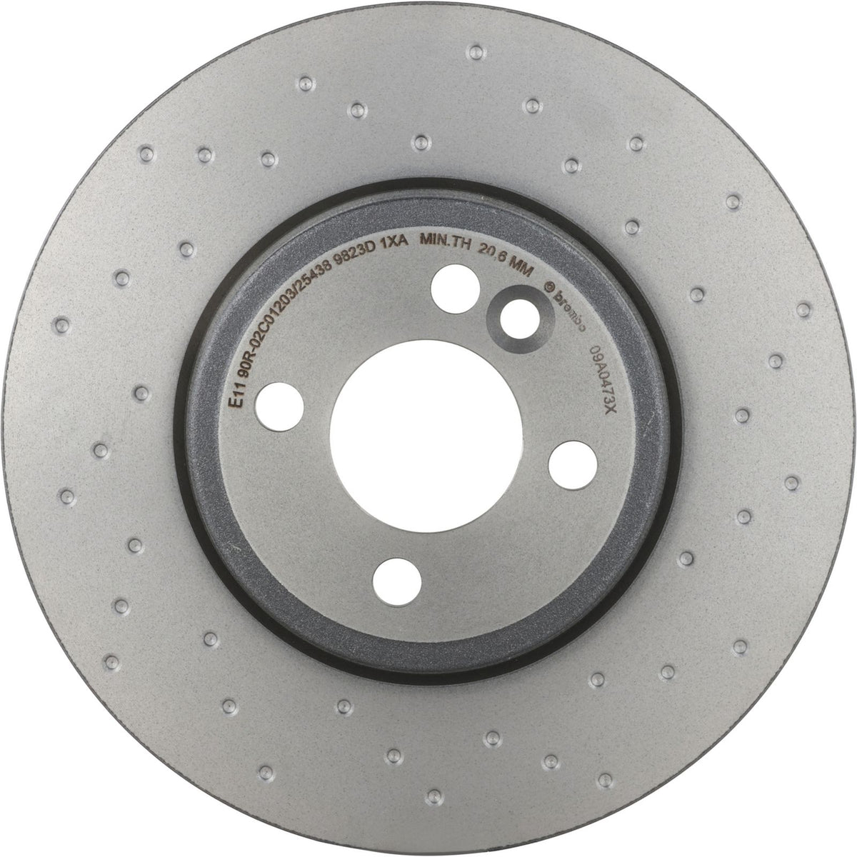XTRA Drilled Front Disc Brake Rotor - 09.A047.3X_04
