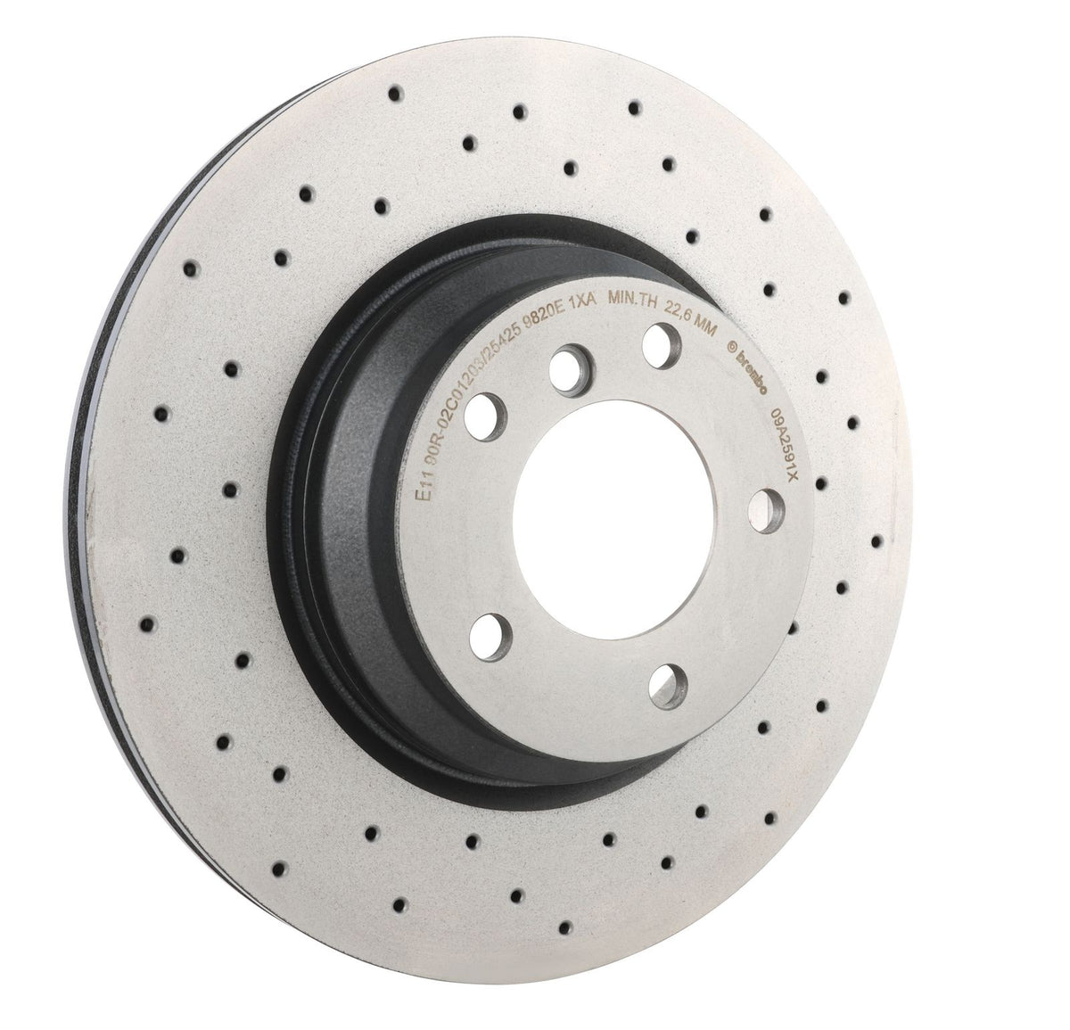 XTRA Drilled Front Disc Brake Rotor - 09.A259.1X_28