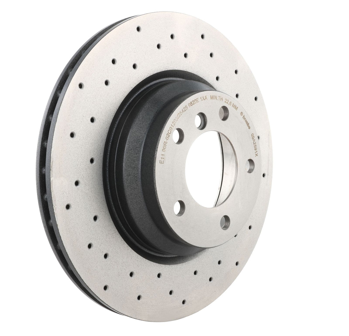 XTRA Drilled Front Disc Brake Rotor - 09.A259.1X_27