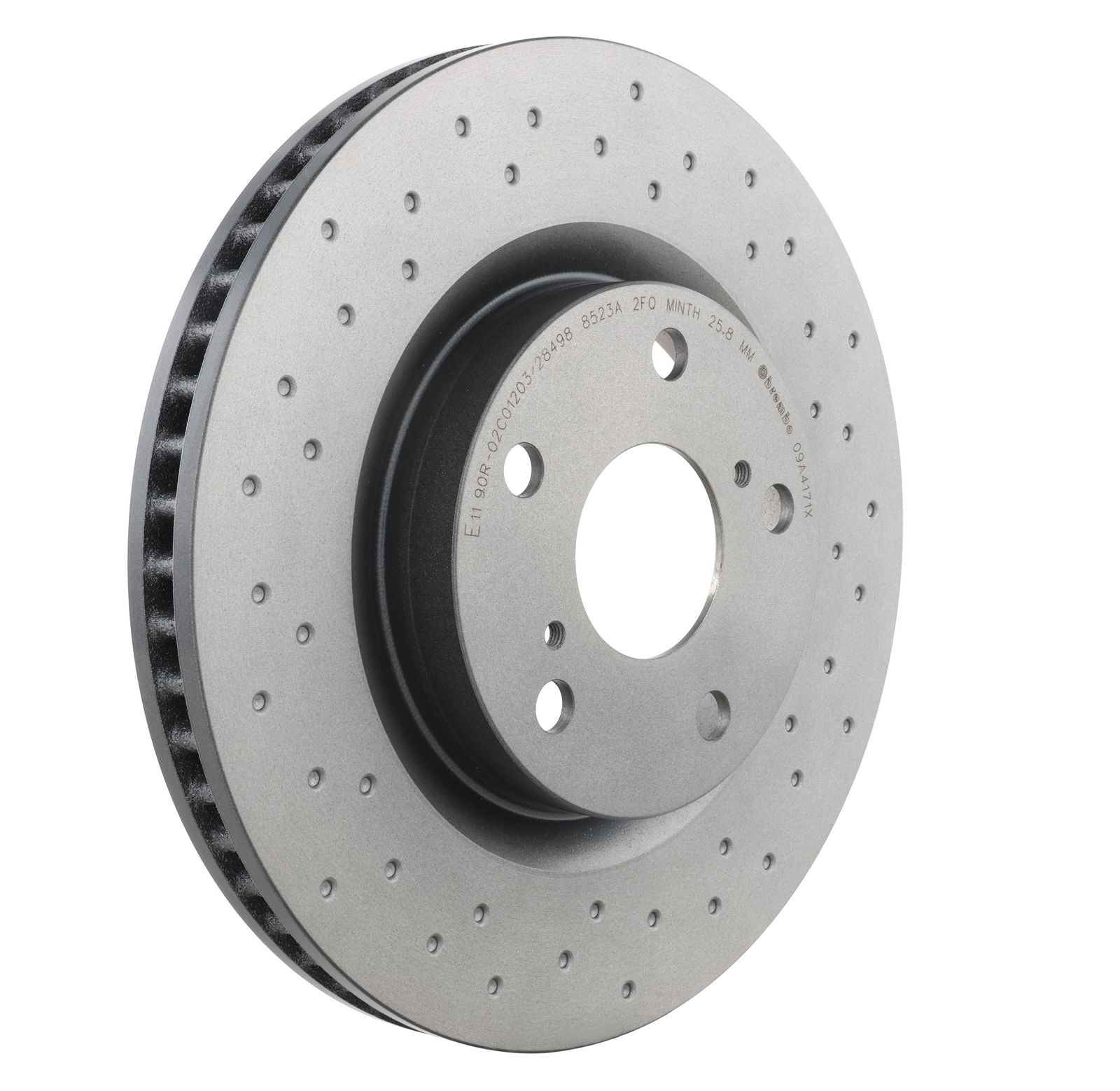 XTRA Drilled Front Disc Brake Rotor - 09.A417.1X_28