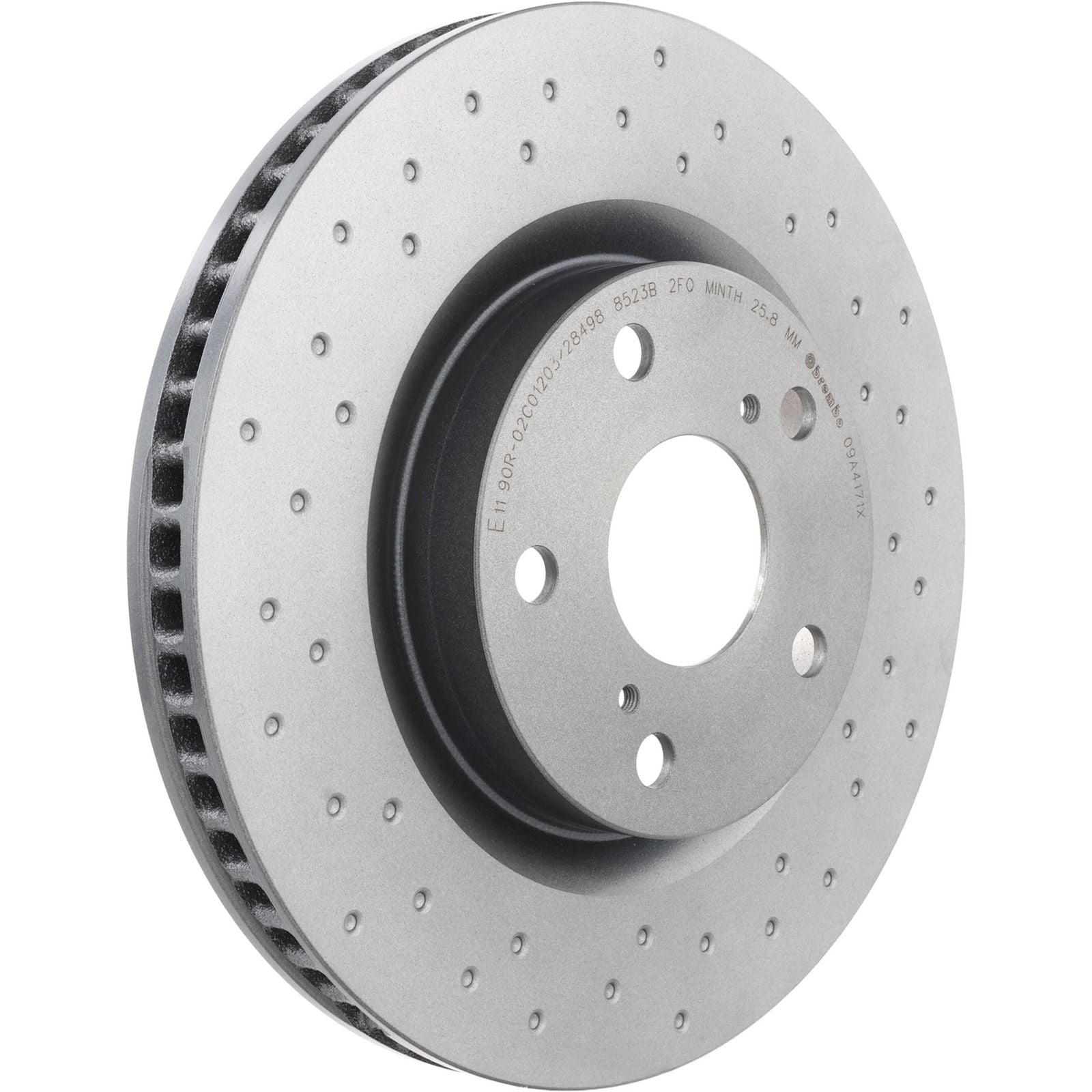 XTRA Drilled Front Disc Brake Rotor - 09.A417.1X_02