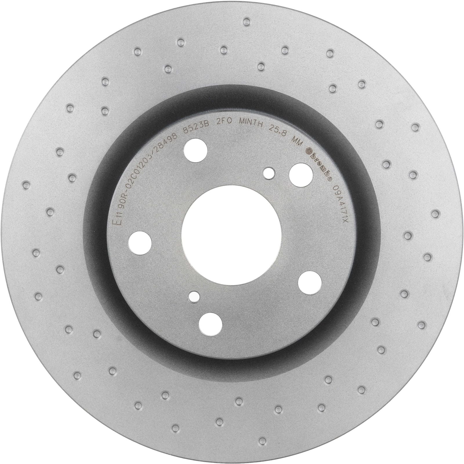 XTRA Drilled Front Disc Brake Rotor - 09.A417.1X_05