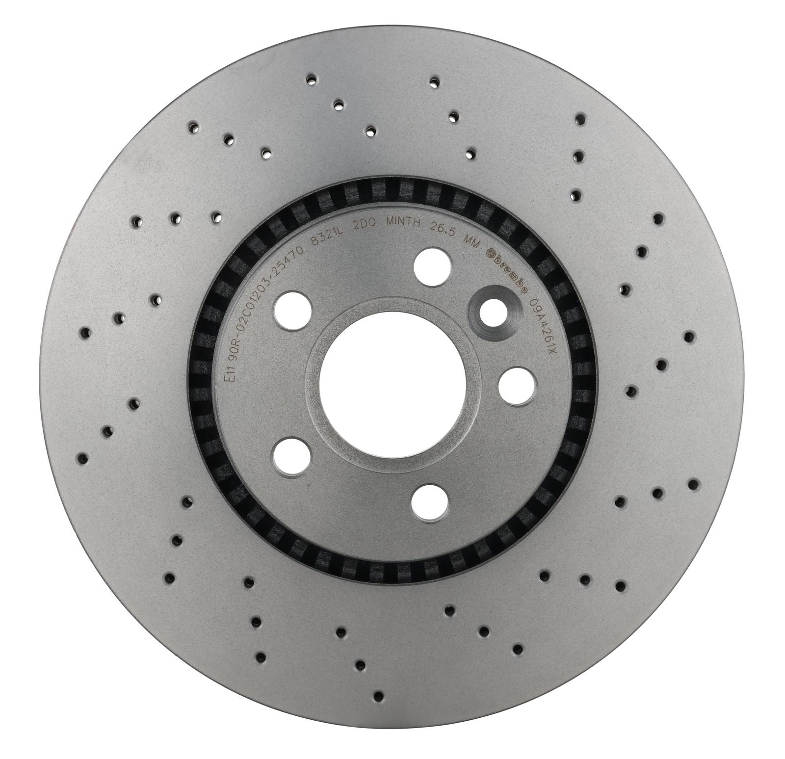 XTRA Drilled Front Disc Brake Rotor - 09.A426.1X_06