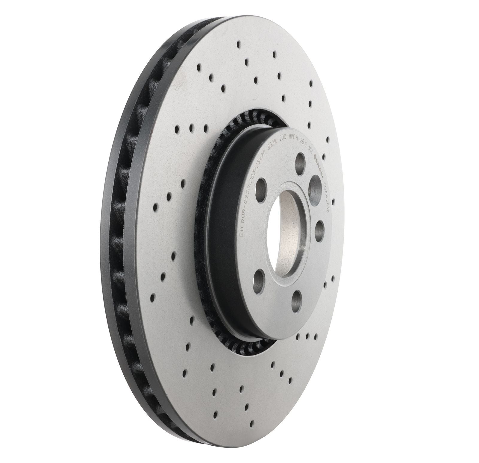 XTRA Drilled Front Disc Brake Rotor - 09.A426.1X_26