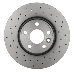 XTRA Drilled Front Disc Brake Rotor - 09.A427.1X_30