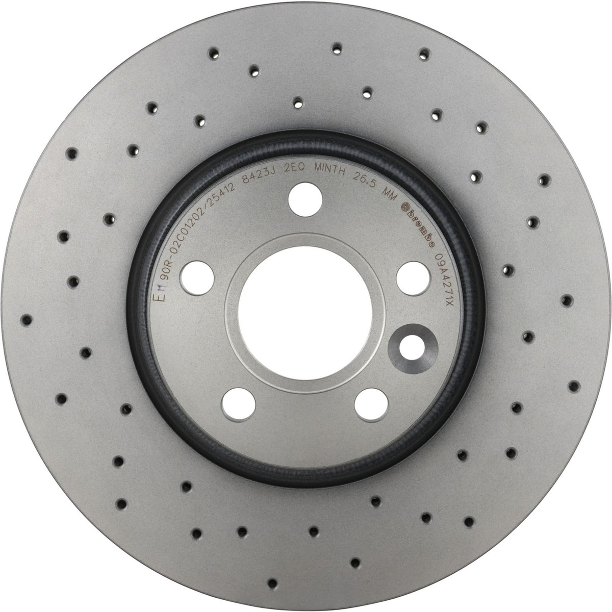 XTRA Drilled Front Disc Brake Rotor - 09.A427.1X_03
