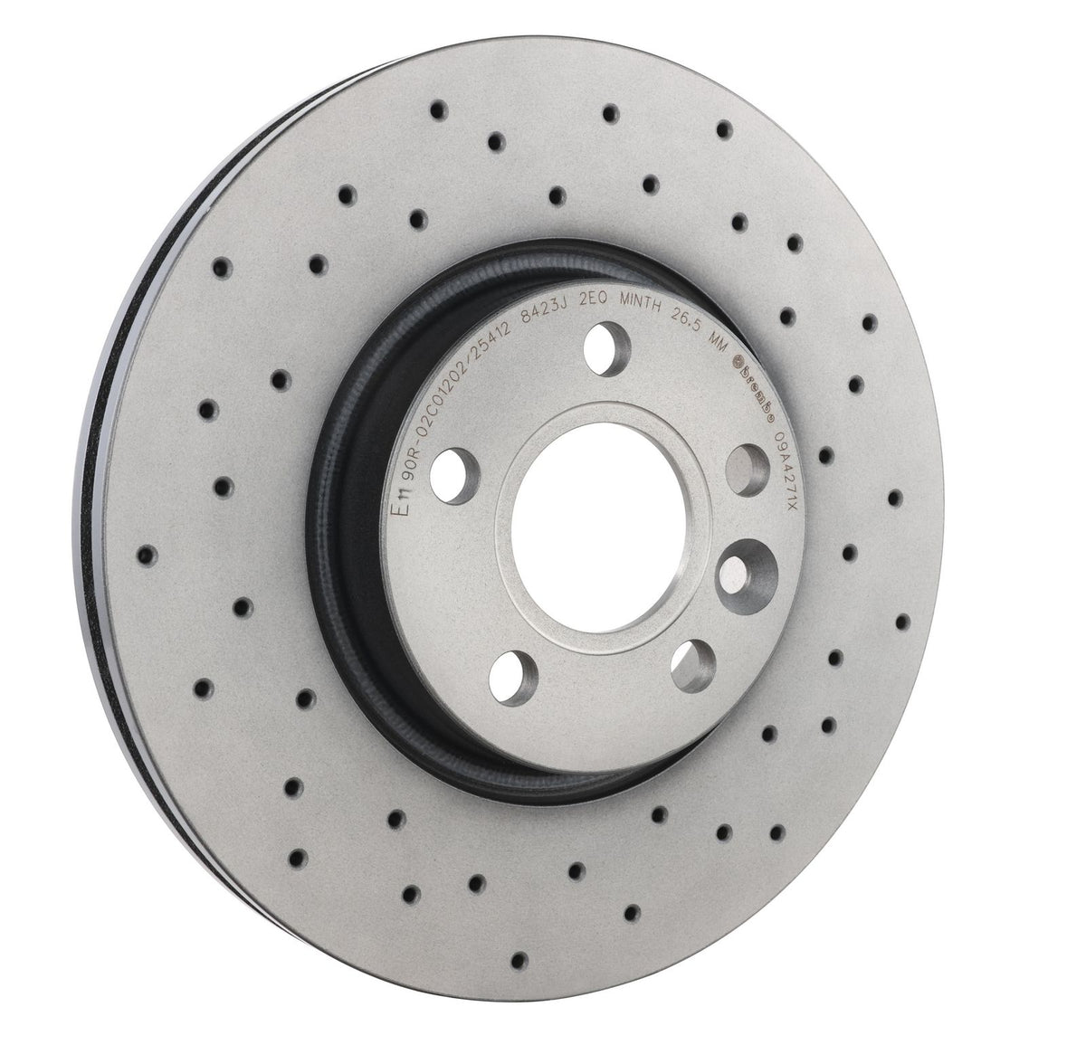 XTRA Drilled Front Disc Brake Rotor - 09.A427.1X_28