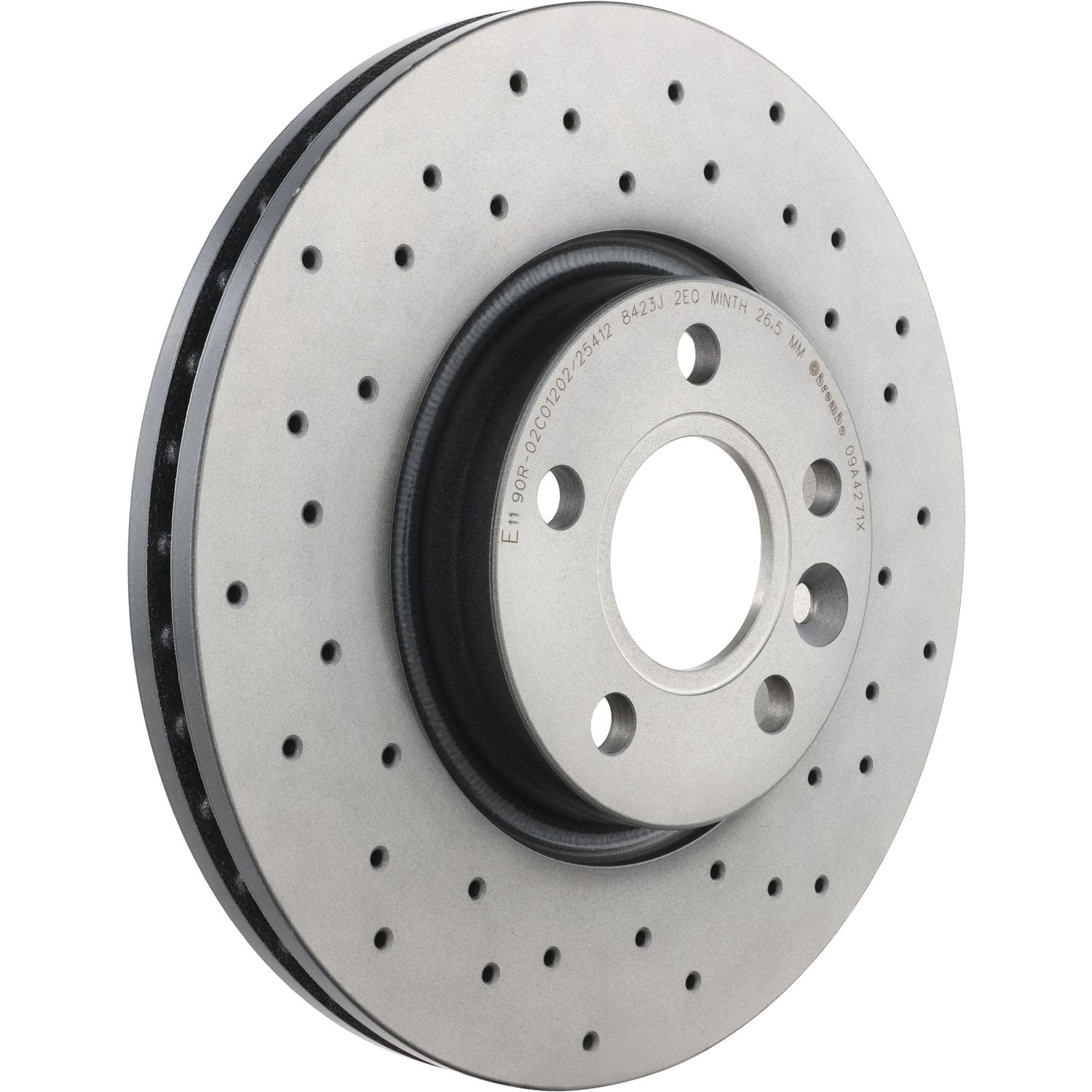 XTRA Drilled Front Disc Brake Rotor - 09.A427.1X_01