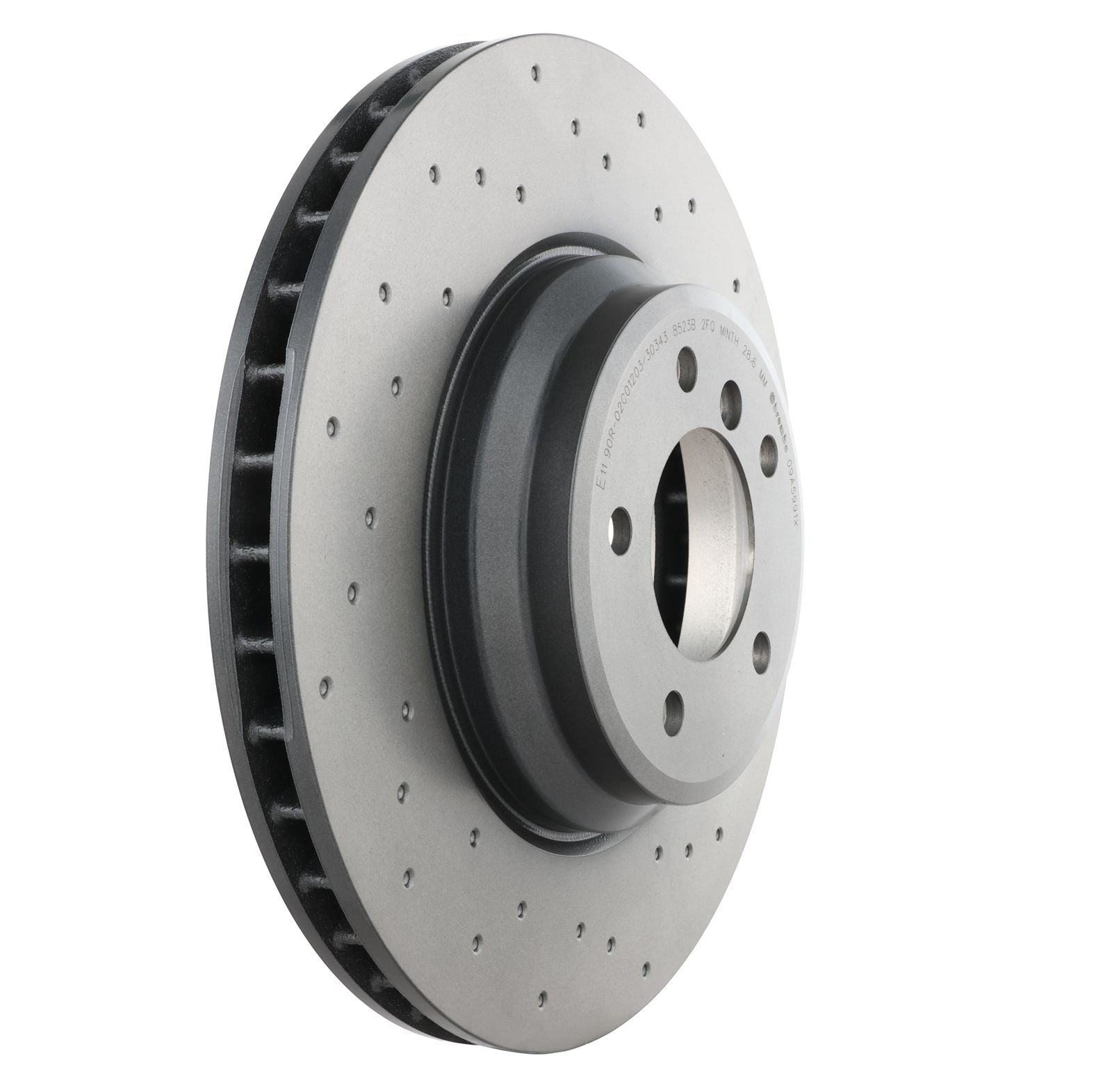 XTRA Drilled Front Disc Brake Rotor - 09.A599.1X_27