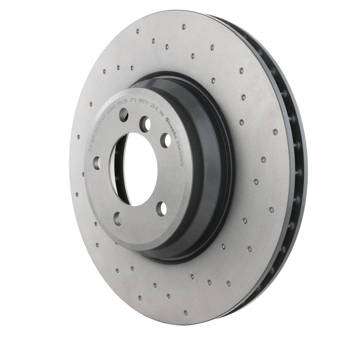 XTRA Drilled Front Disc Brake Rotor - 09.A599.1X_10