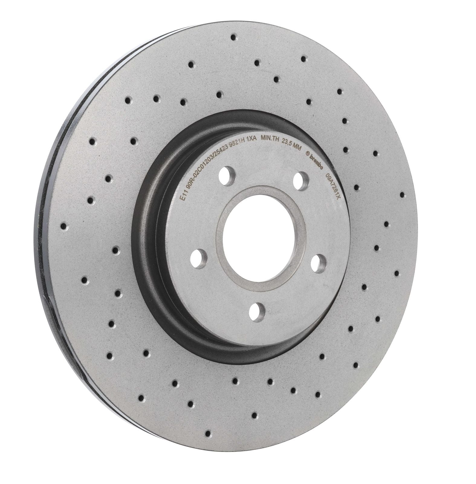XTRA Drilled Front Disc Brake Rotor - 09.A728.1X_29
