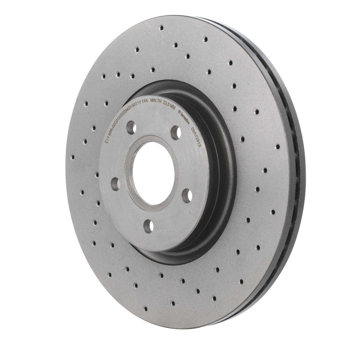 XTRA Drilled Front Disc Brake Rotor - 09.A728.1X_10