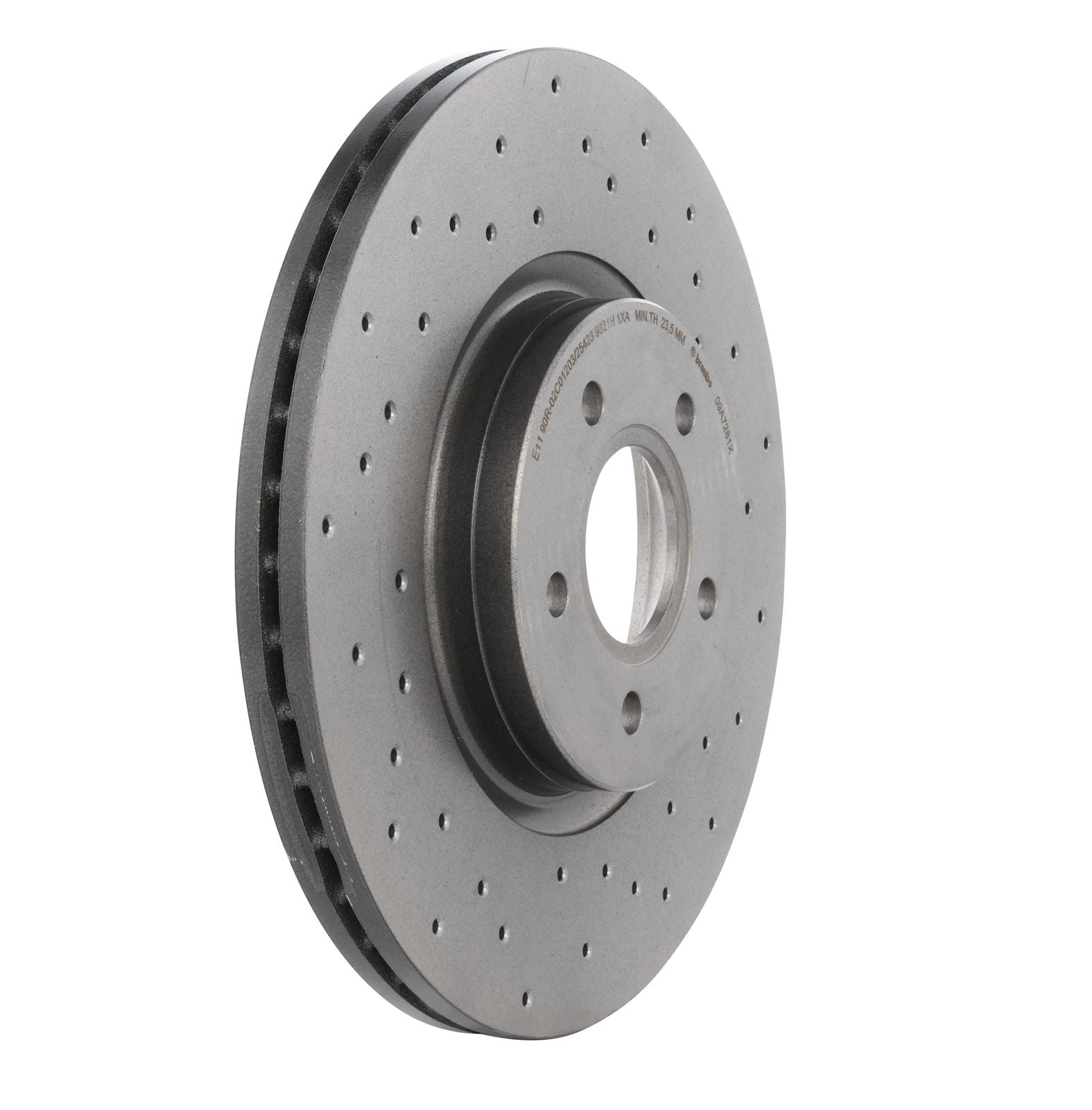 XTRA Drilled Front Disc Brake Rotor - 09.A728.1X_27