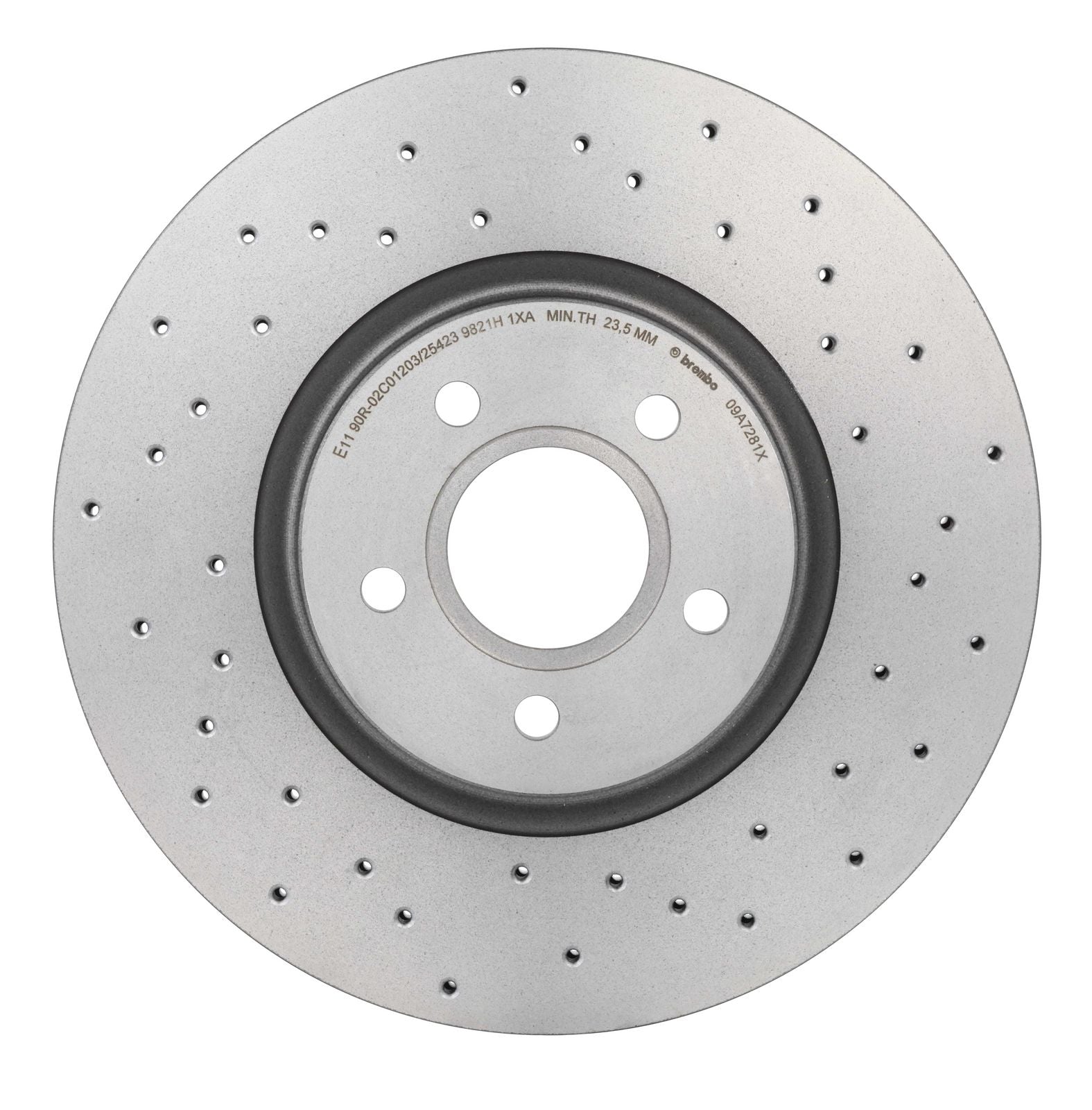 XTRA Drilled Front Disc Brake Rotor - 09.A728.1X_07
