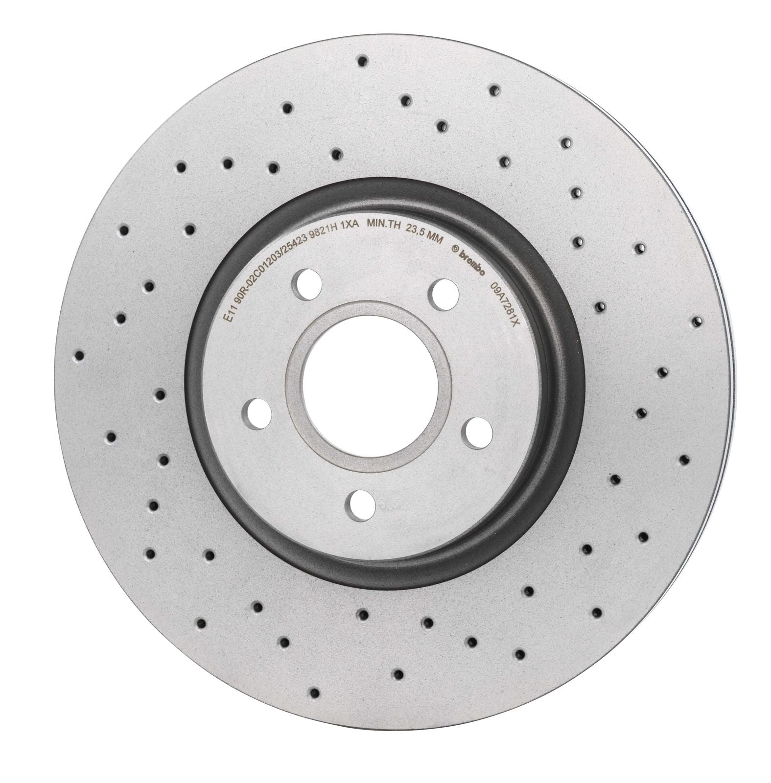 XTRA Drilled Front Disc Brake Rotor - 09.A728.1X_08