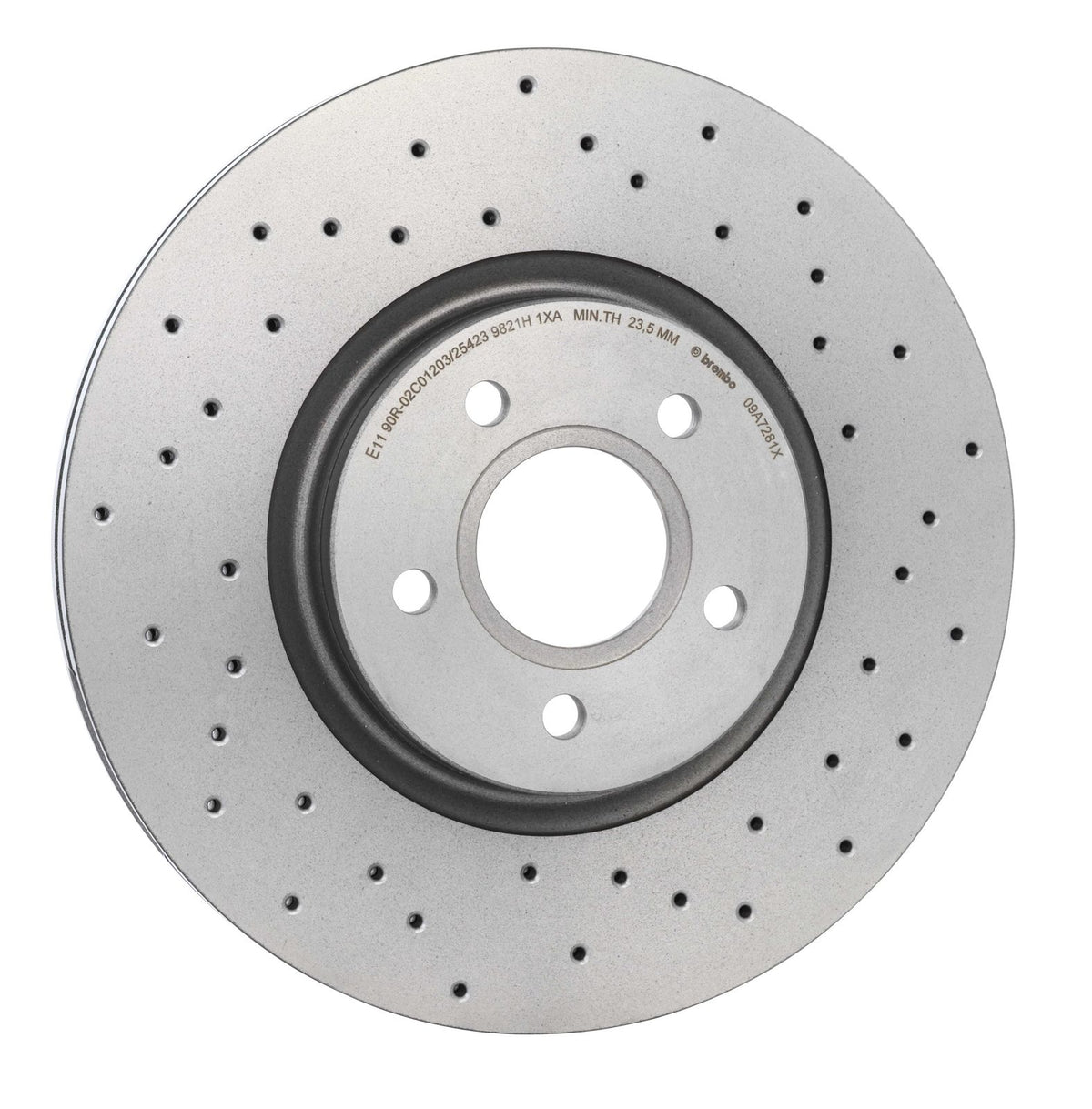 XTRA Drilled Front Disc Brake Rotor - 09.A728.1X_30