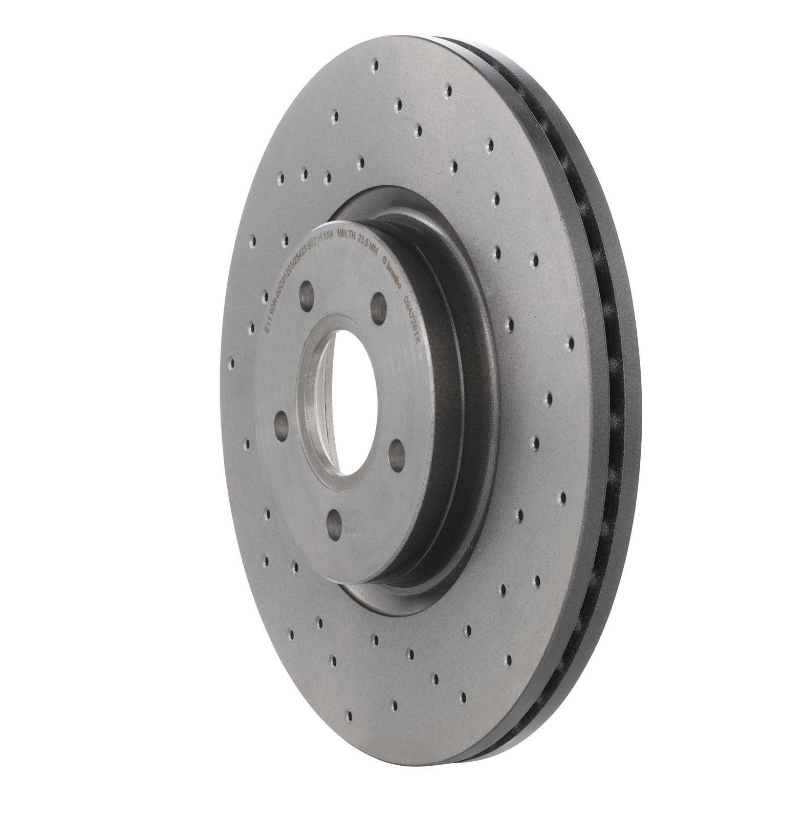 XTRA Drilled Front Disc Brake Rotor - 09.A728.1X_11