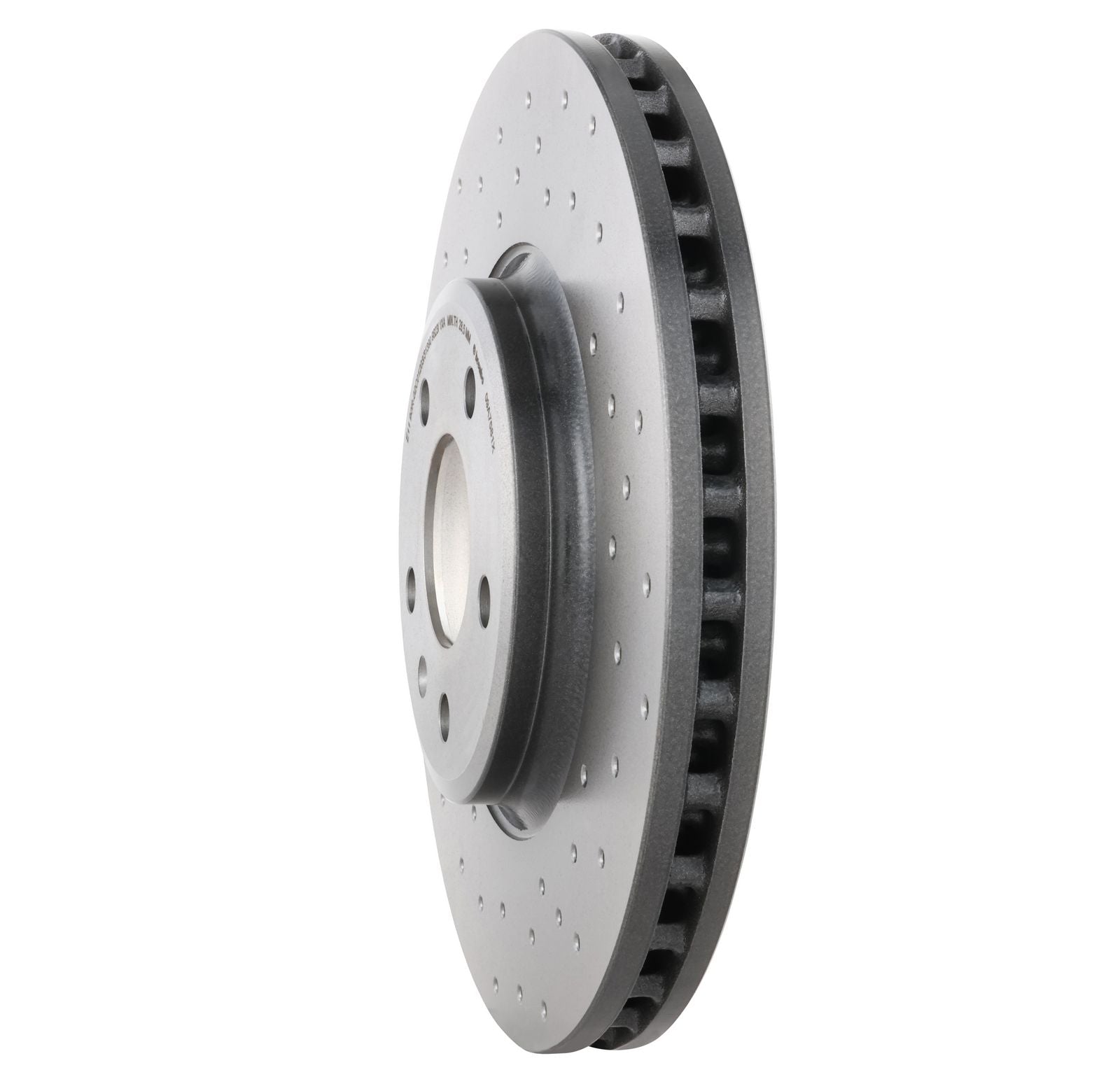 XTRA Drilled Front Disc Brake Rotor - 09.A758.1X_12