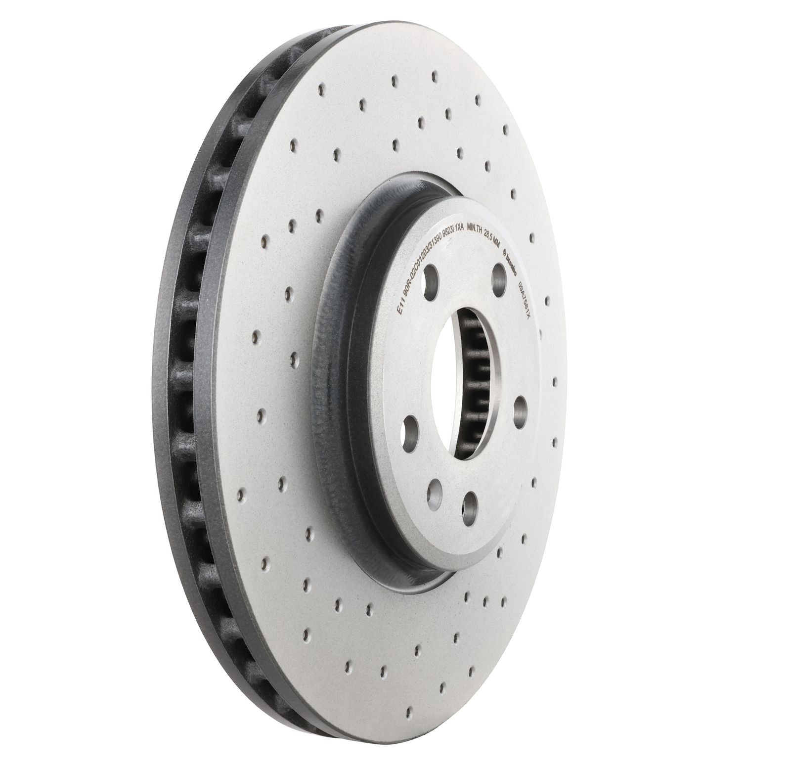XTRA Drilled Front Disc Brake Rotor - 09.A758.1X_27