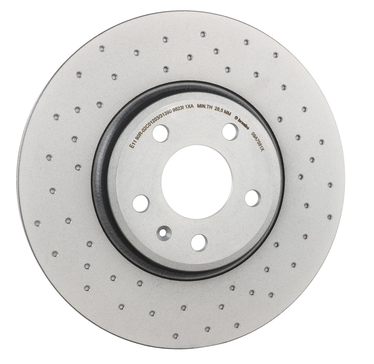 XTRA Drilled Front Disc Brake Rotor - 09.A758.1X_30