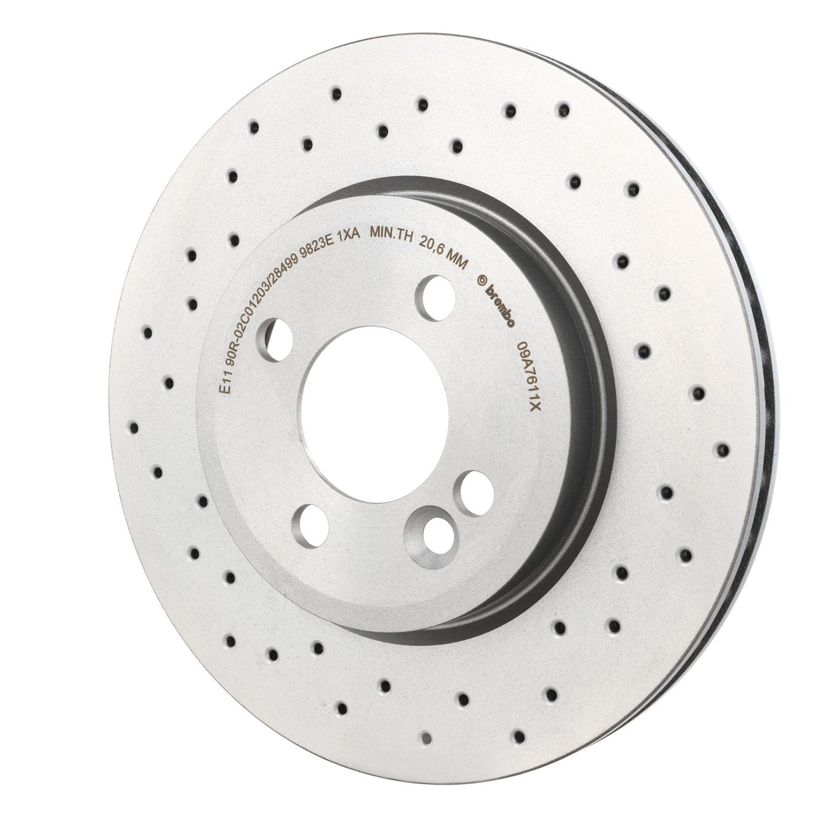 XTRA Drilled Front Disc Brake Rotor - 09.A761.1X_04