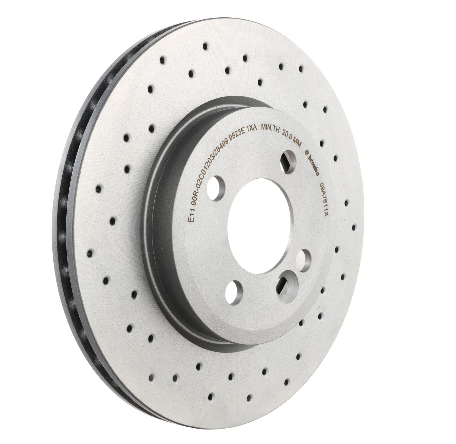 XTRA Drilled Front Disc Brake Rotor - 09.A761.1X_23