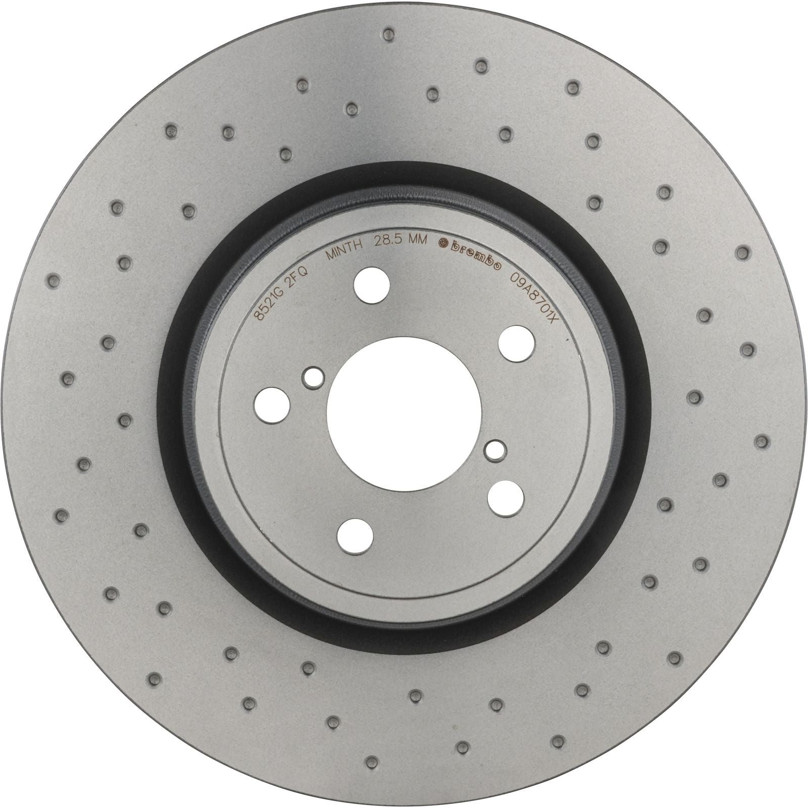 XTRA Drilled Front Disc Brake Rotor - 09.A870.1X_28