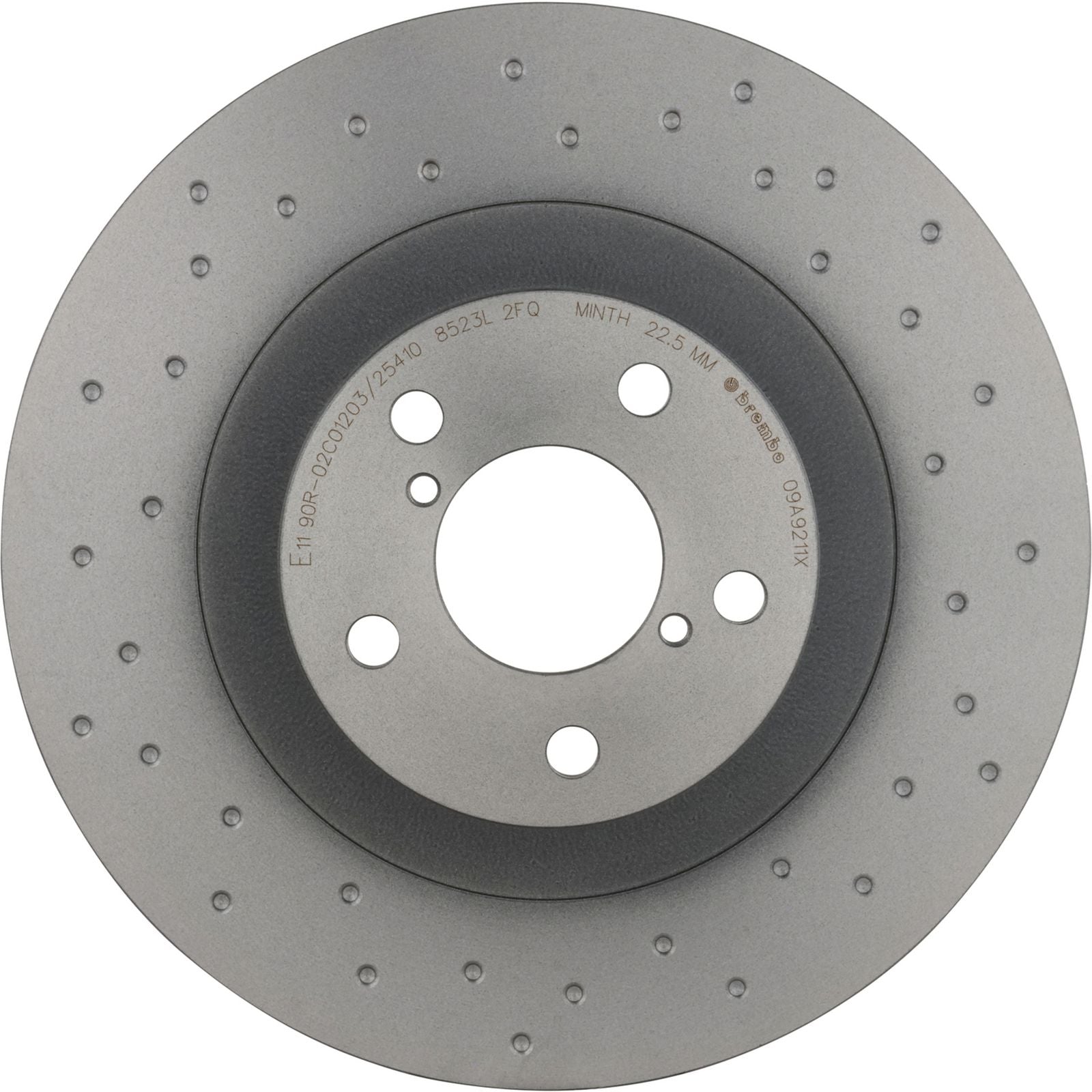 XTRA Drilled Front Disc Brake Rotor - 09.A921.1X_02