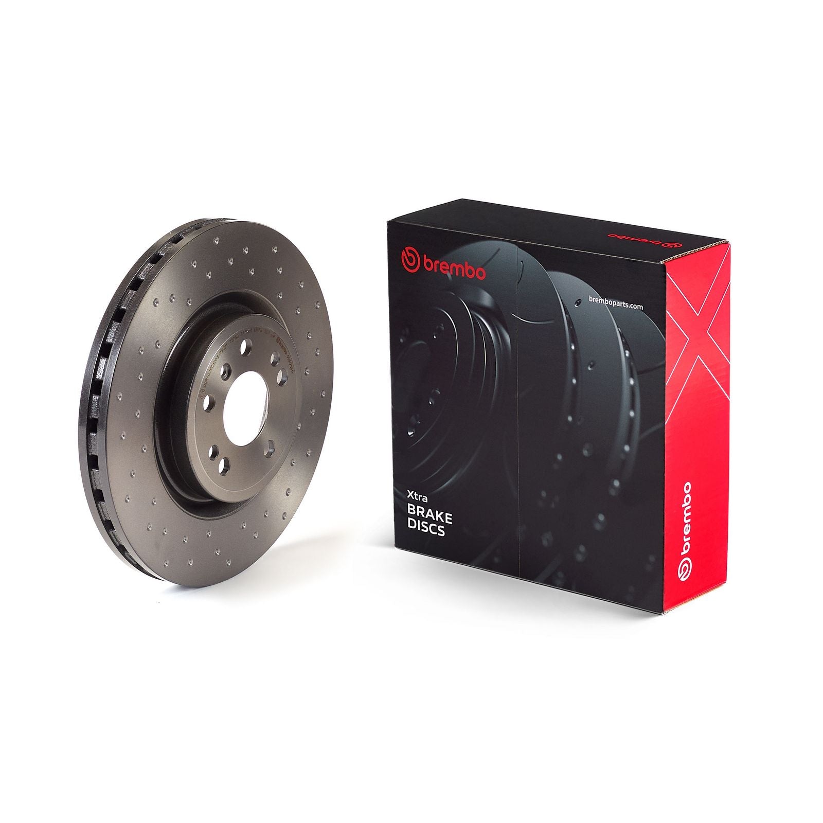 XTRA Drilled Front Disc Brake Rotor - 09.A956.1X_01