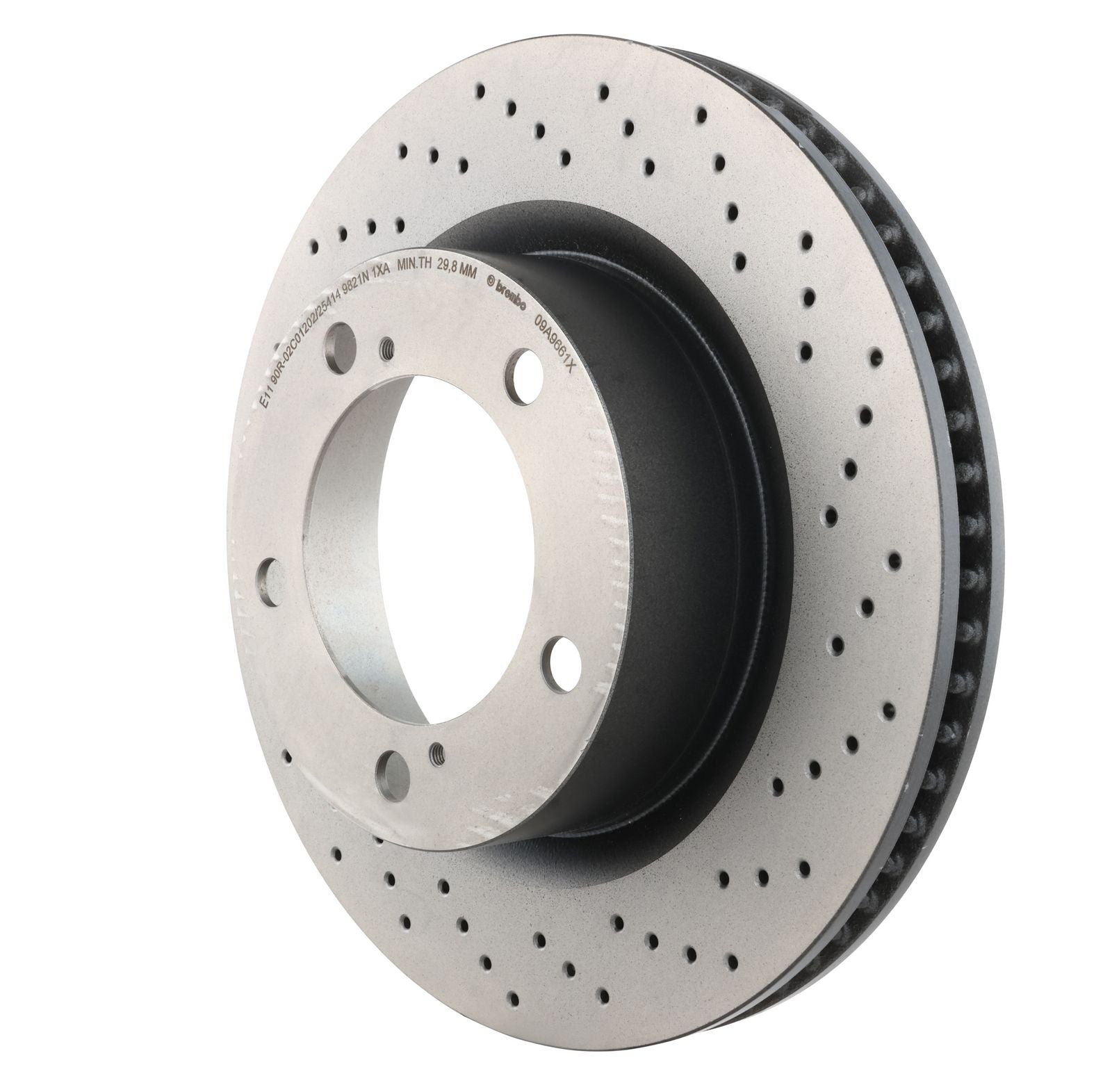 XTRA Drilled Front Disc Brake Rotor - 09.A966.1X_04