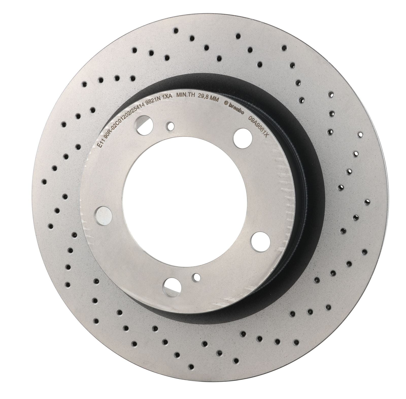 XTRA Drilled Front Disc Brake Rotor - 09.A966.1X_02