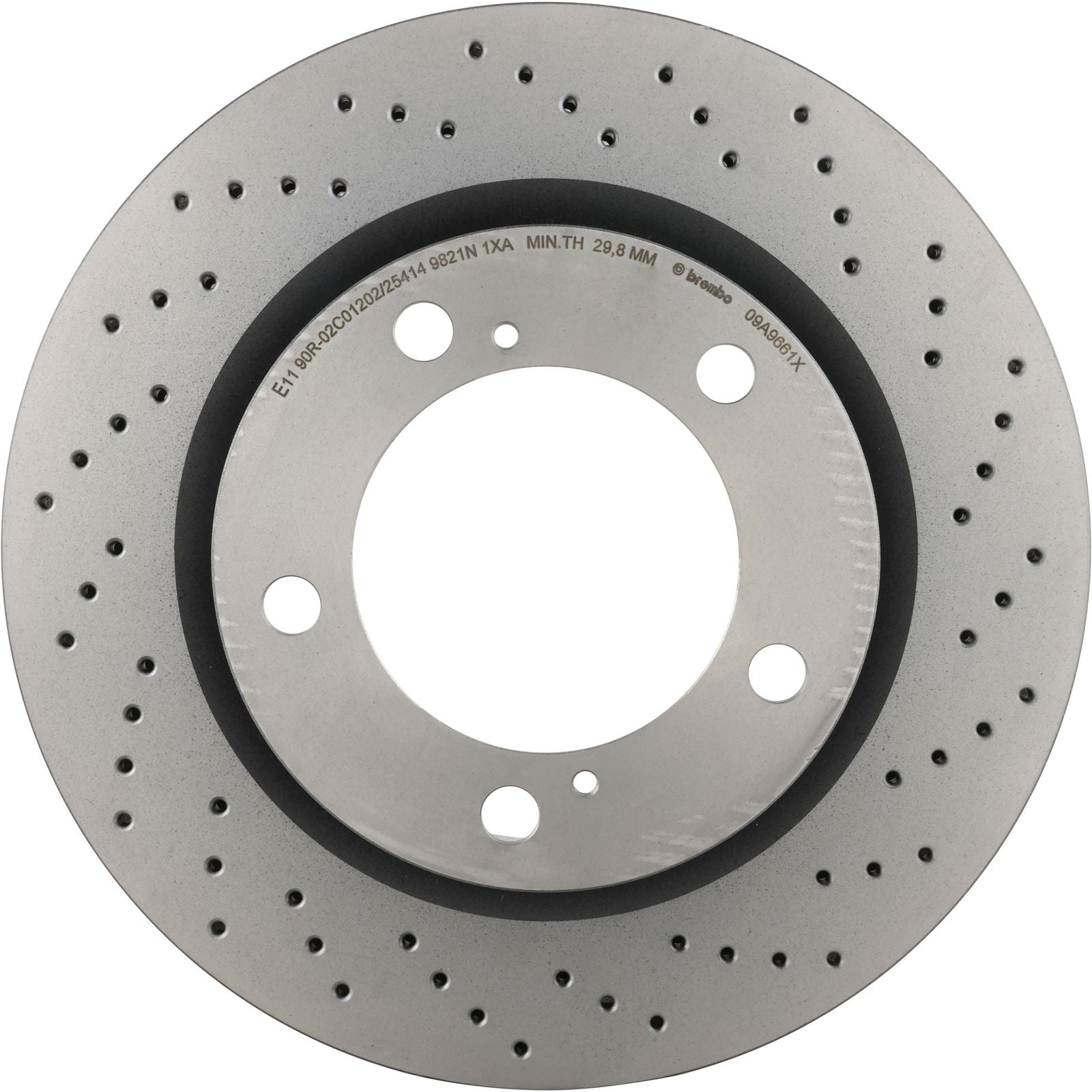 XTRA Drilled Front Disc Brake Rotor - 09.A966.1X_03
