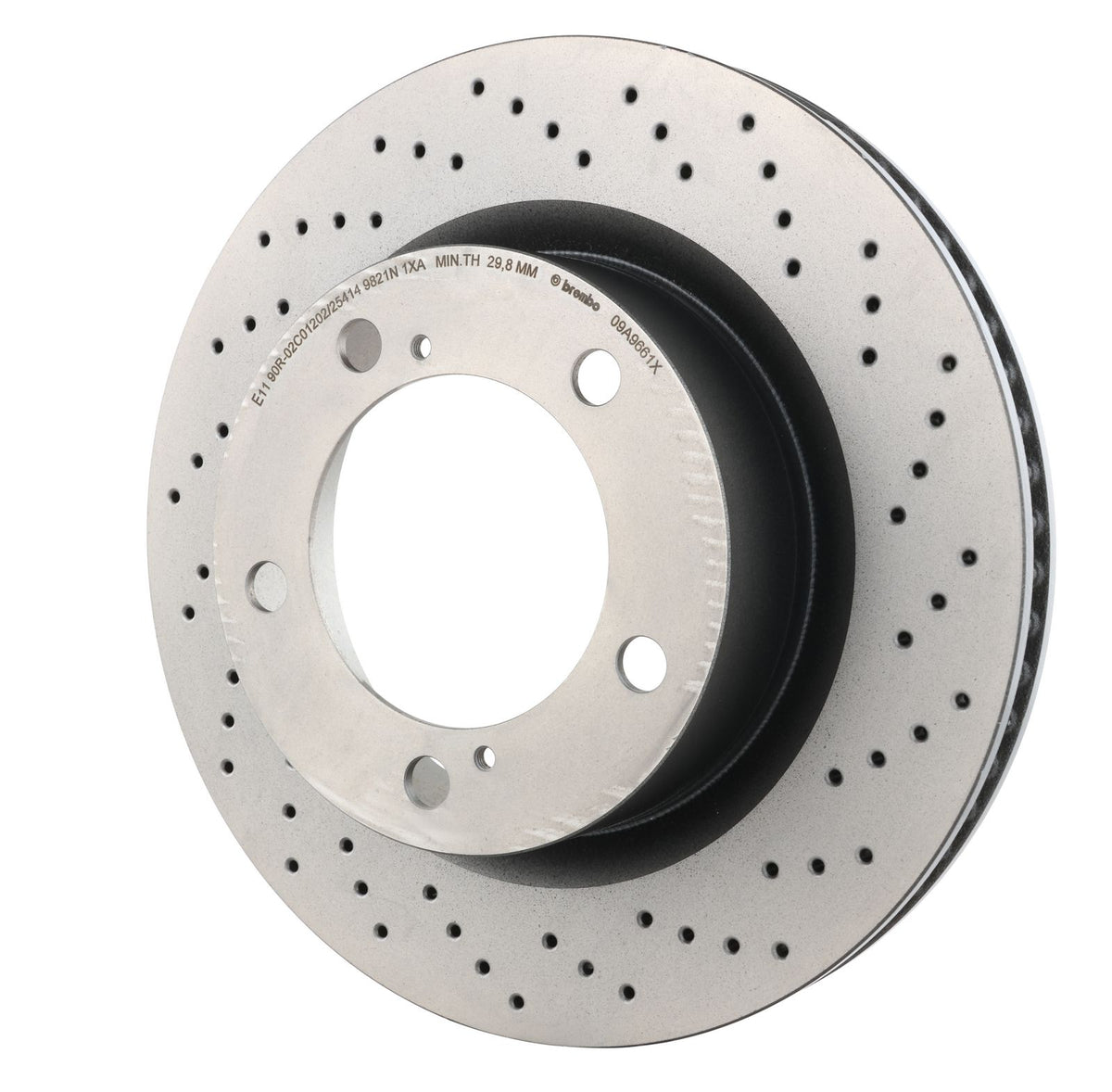 XTRA Drilled Front Disc Brake Rotor - 09.A966.1X_03