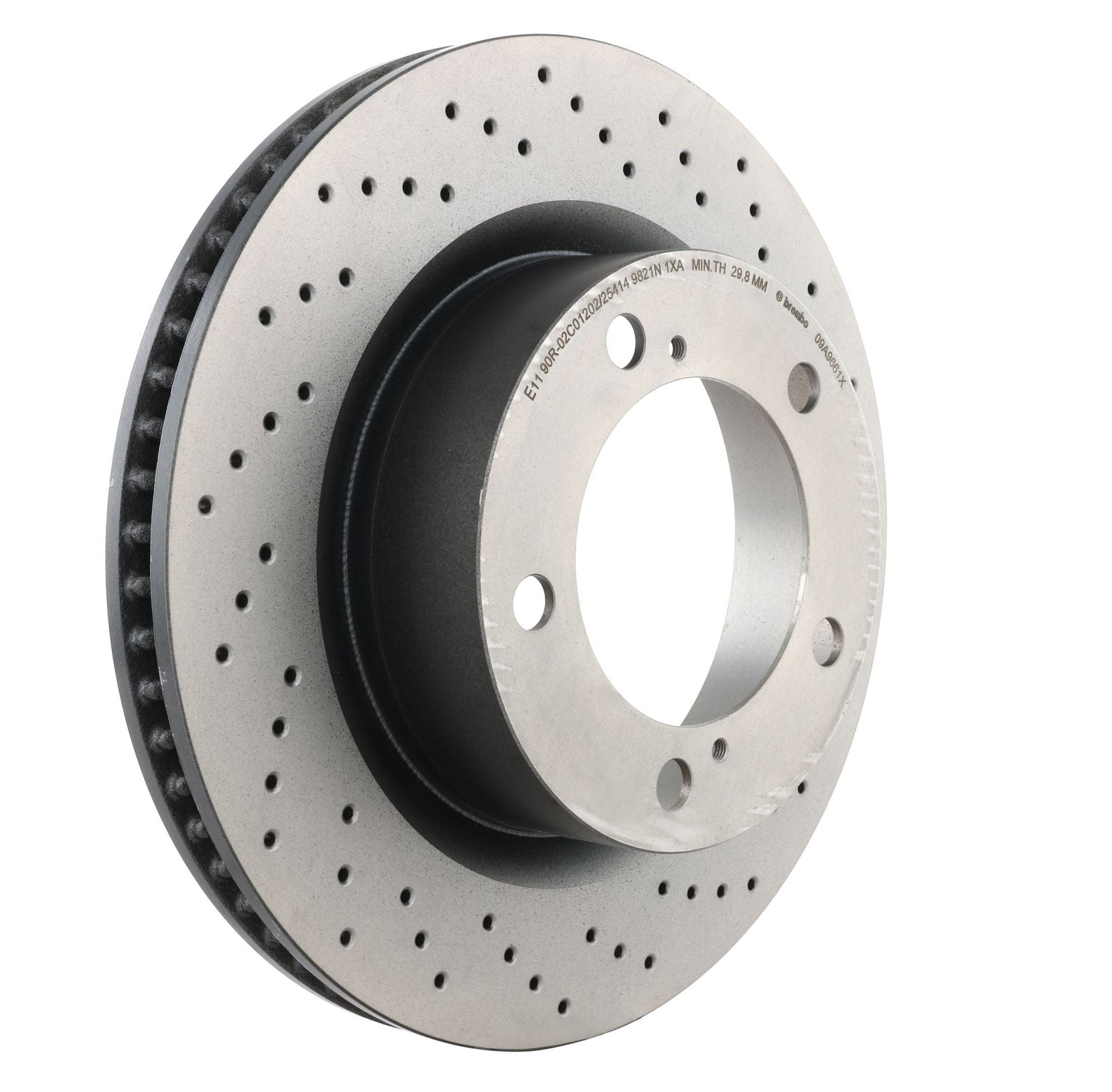 XTRA Drilled Front Disc Brake Rotor - 09.A966.1X_22