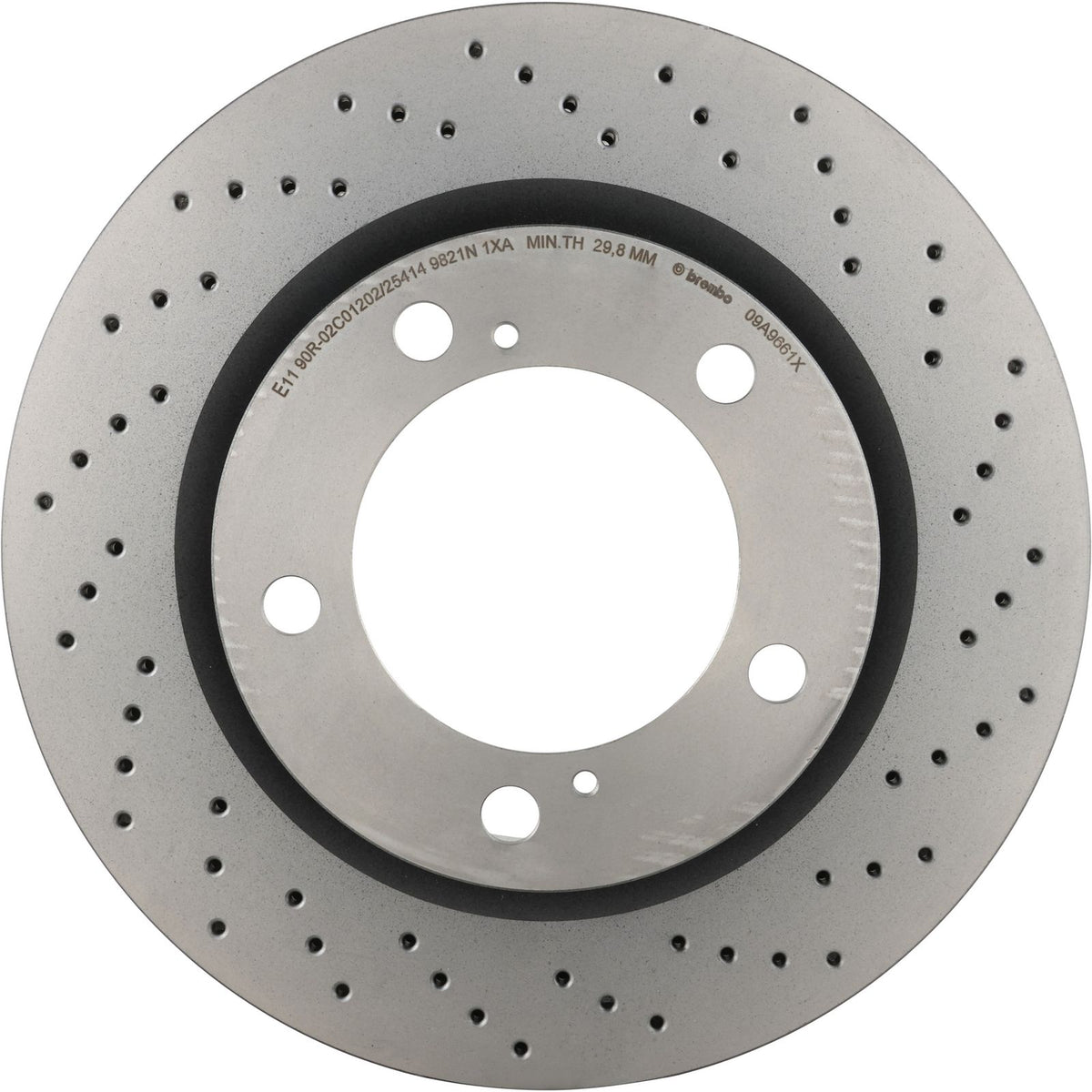 XTRA Drilled Front Disc Brake Rotor - 09.A966.1X_28