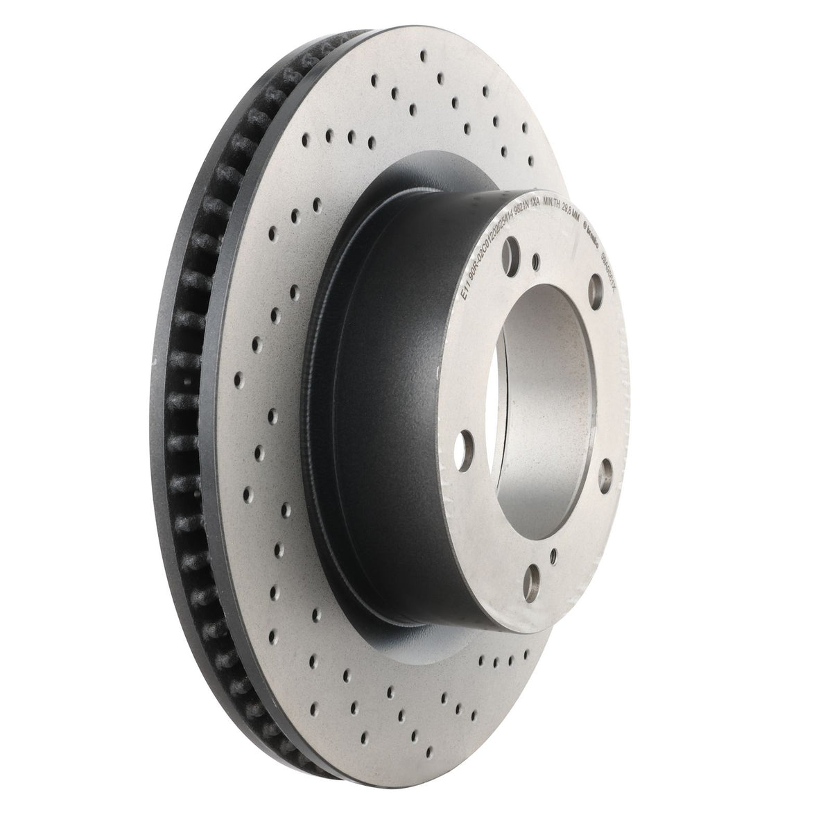 XTRA Drilled Front Disc Brake Rotor - 09.A966.1X_21